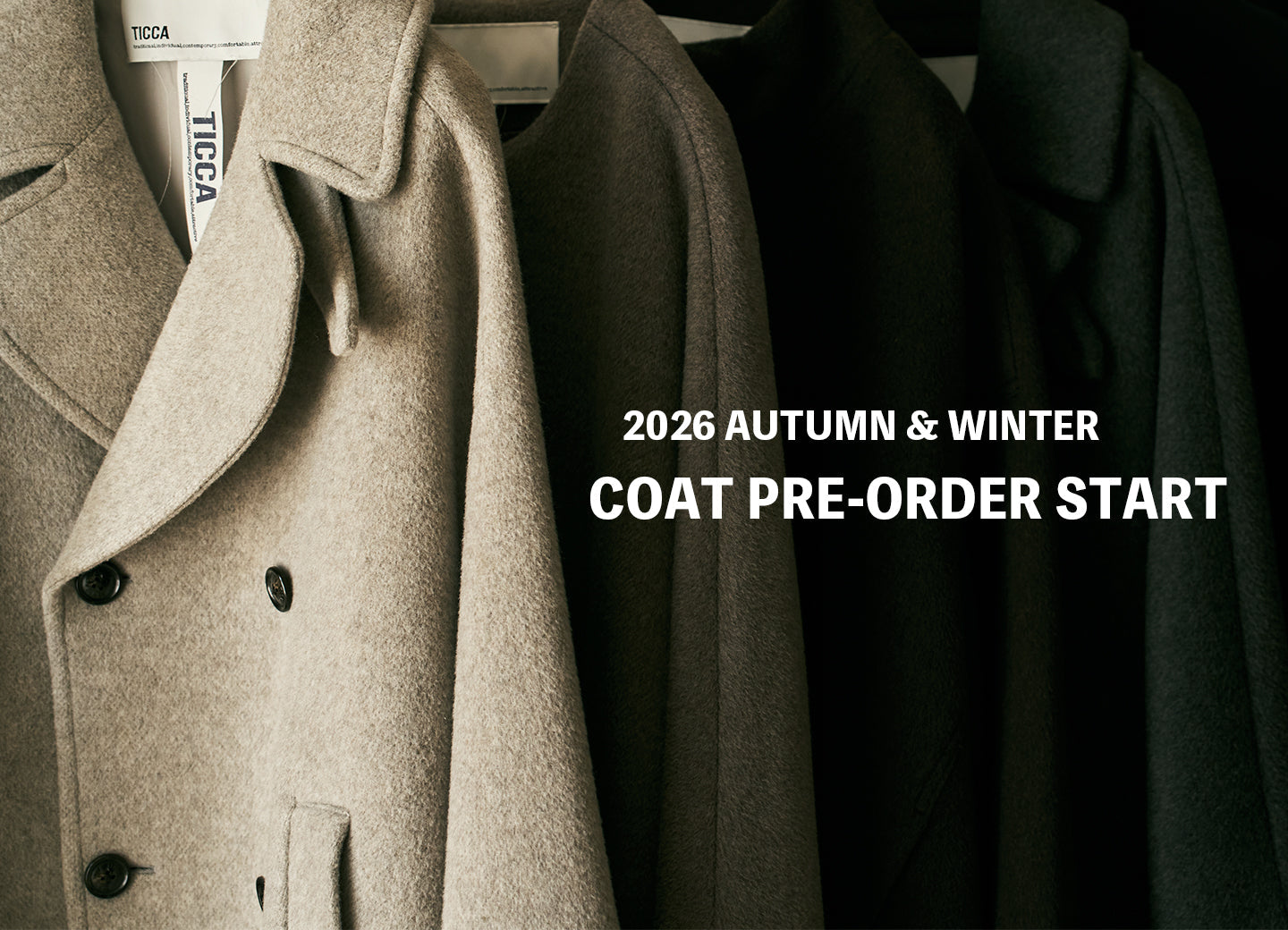 26AW OUTER PRE-ORDER START