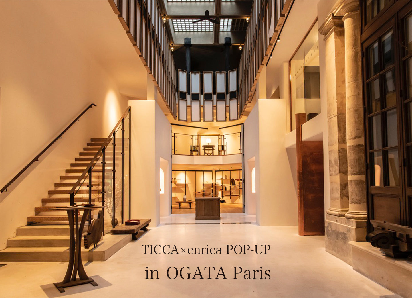 【TICCA x enrica】POP-UP in OGATA Paris