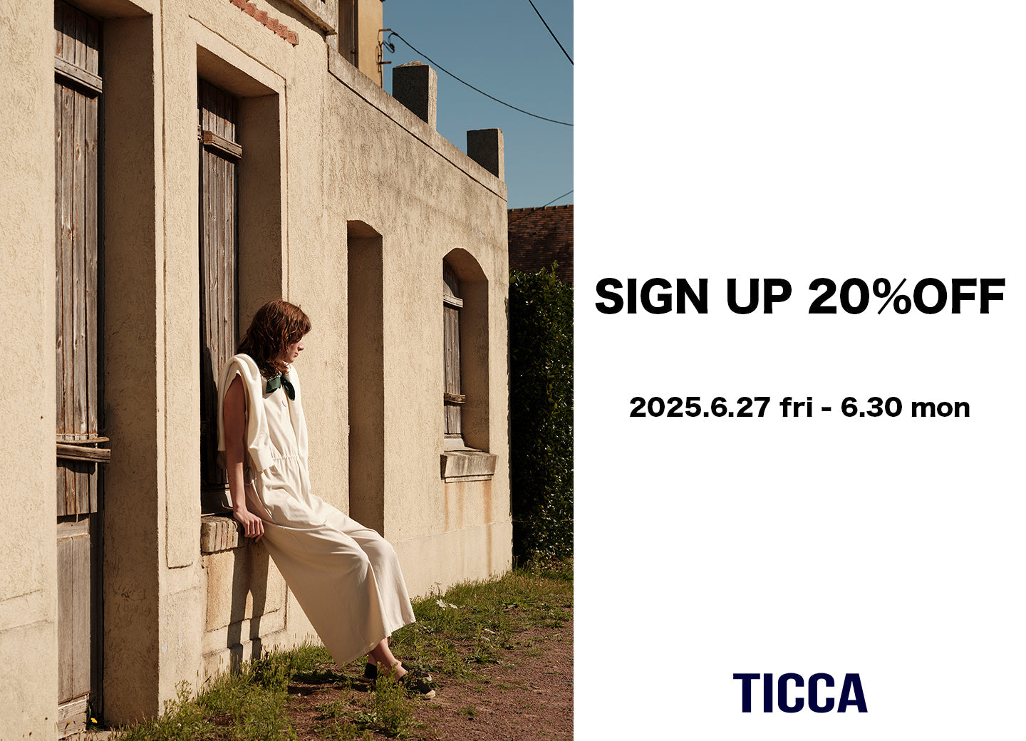 SIGN UP 20%OFF