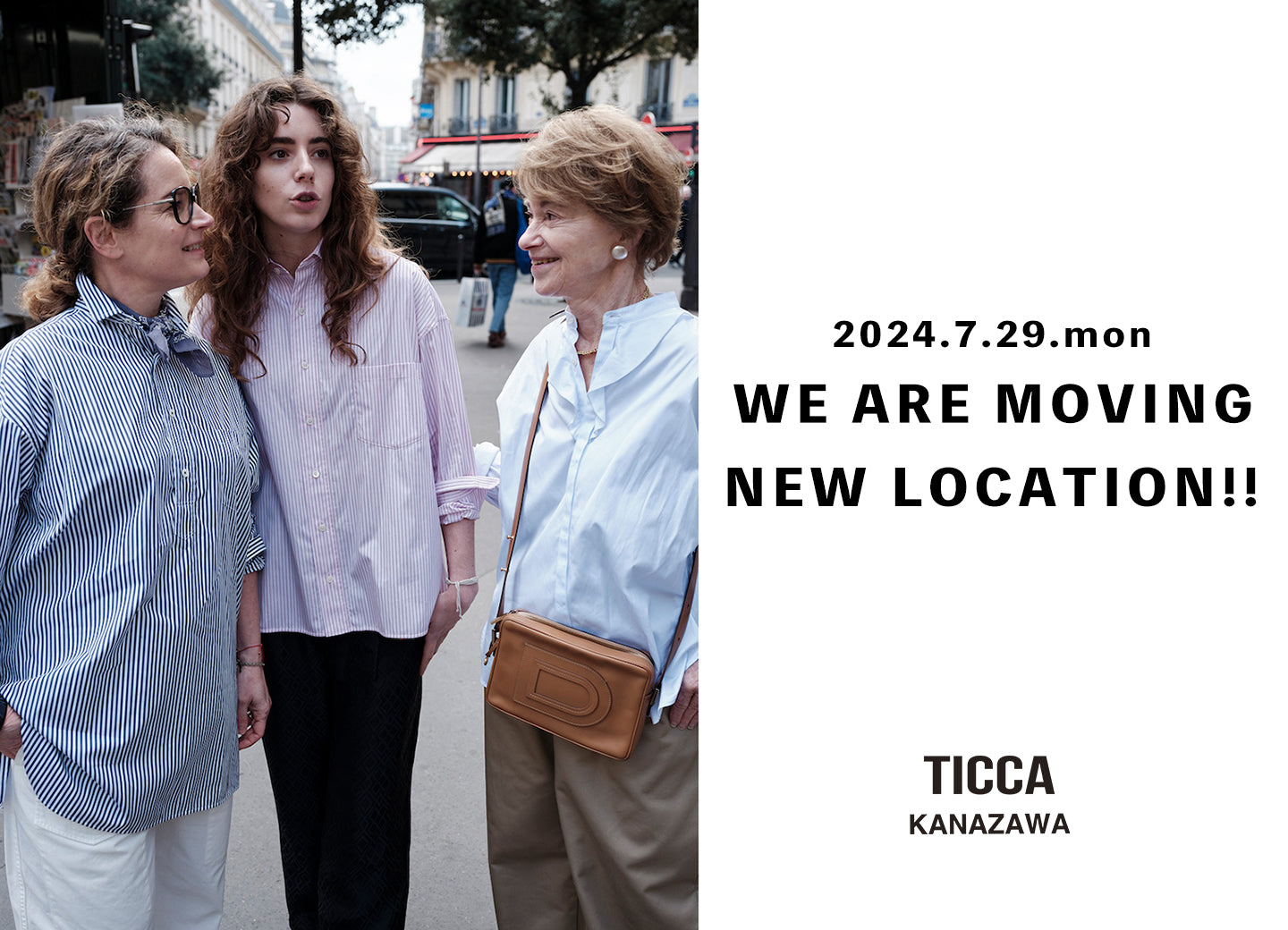 TICCA金沢店 7.29.mon.移転OPEN