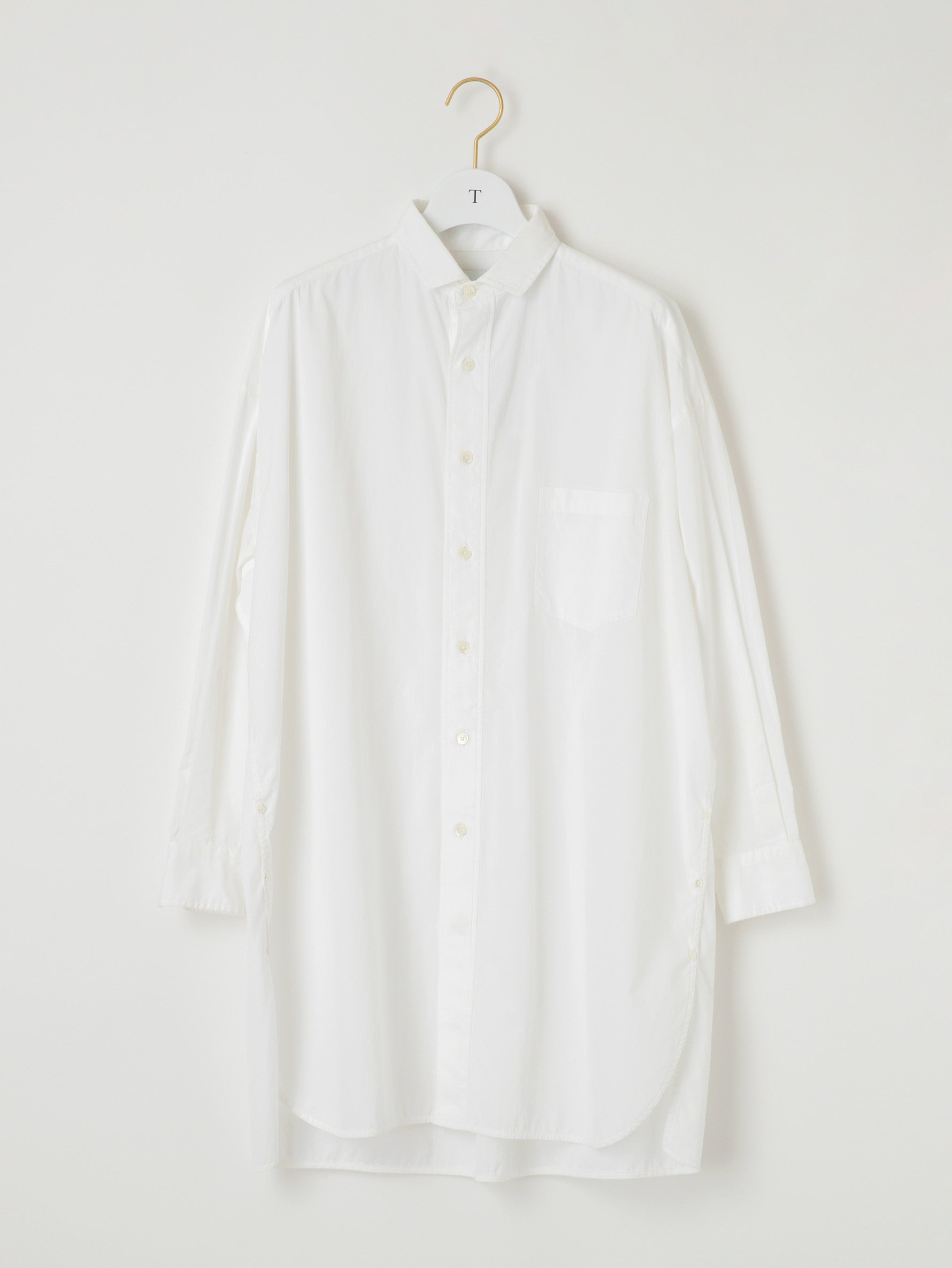 スリットチュニックシャツwash/TBCA-114