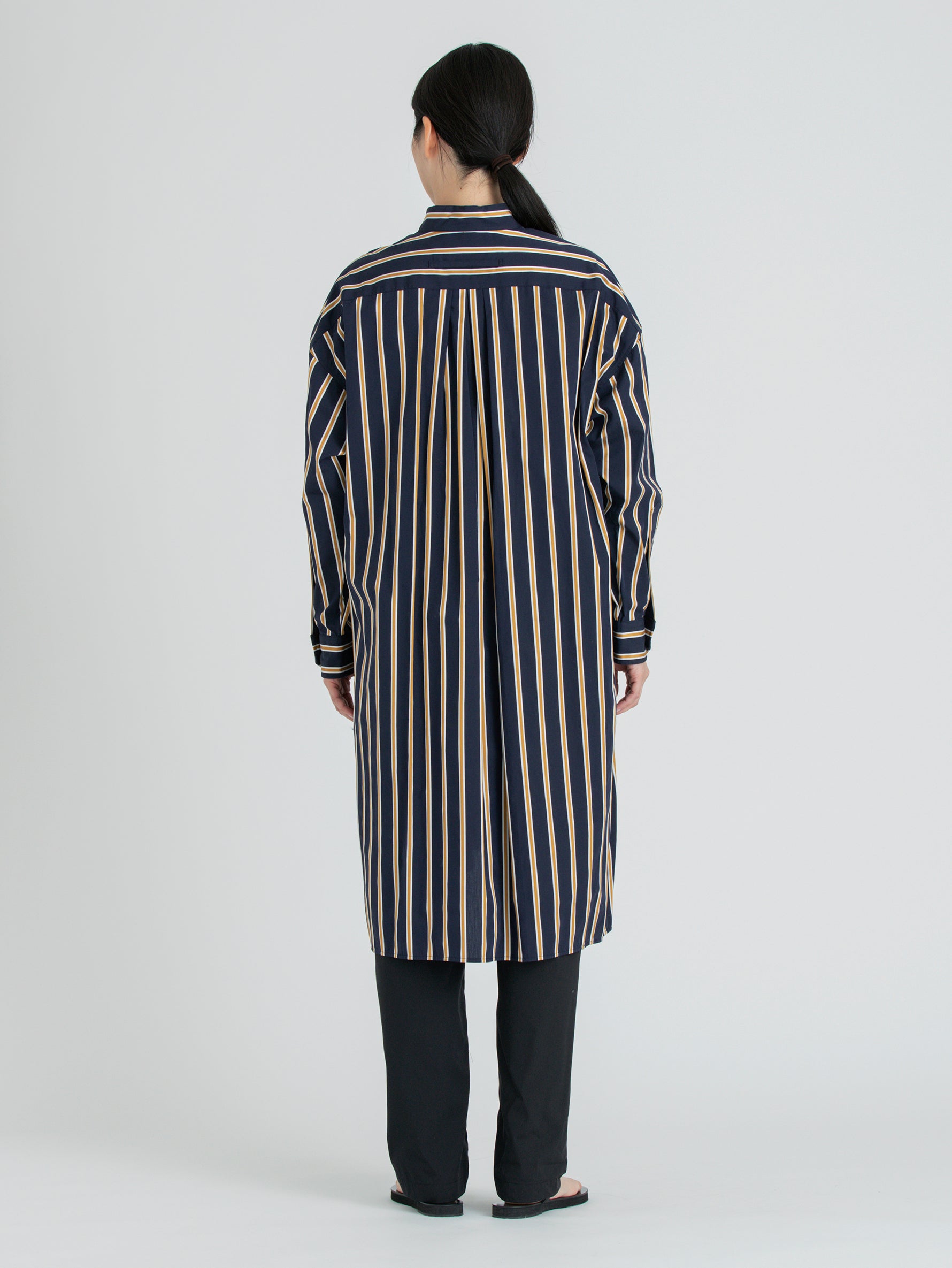 【最終お値下げ中】ストライプ　チュニック(TICCA) スタンドネックチュニック/TAIA-033