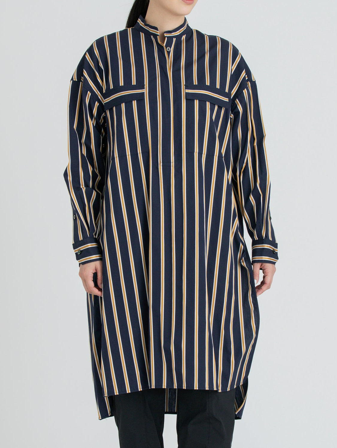 スタンドネックチュニック/TAIA-033