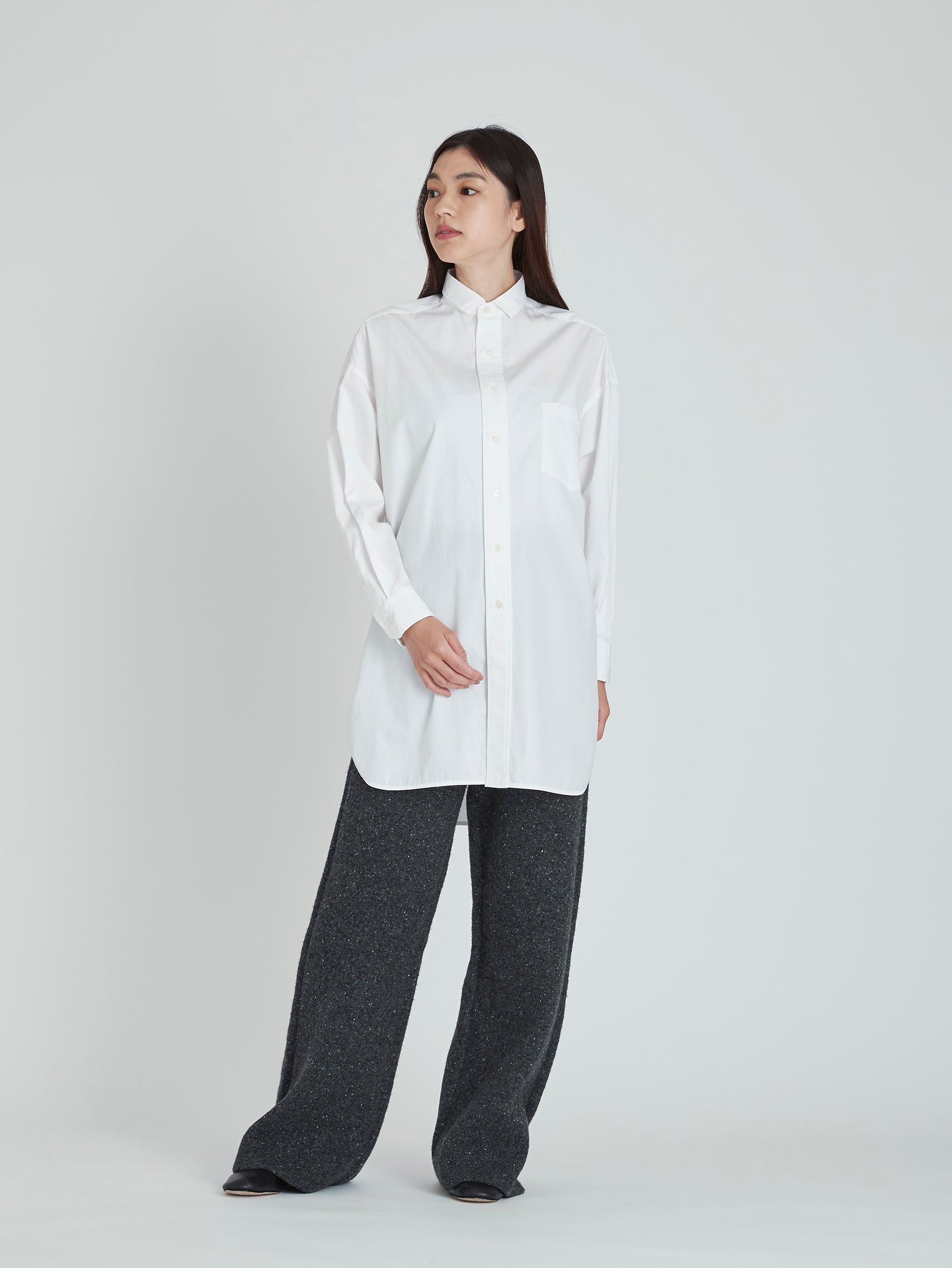 スリットチュニックシャツwash/TBCA-114