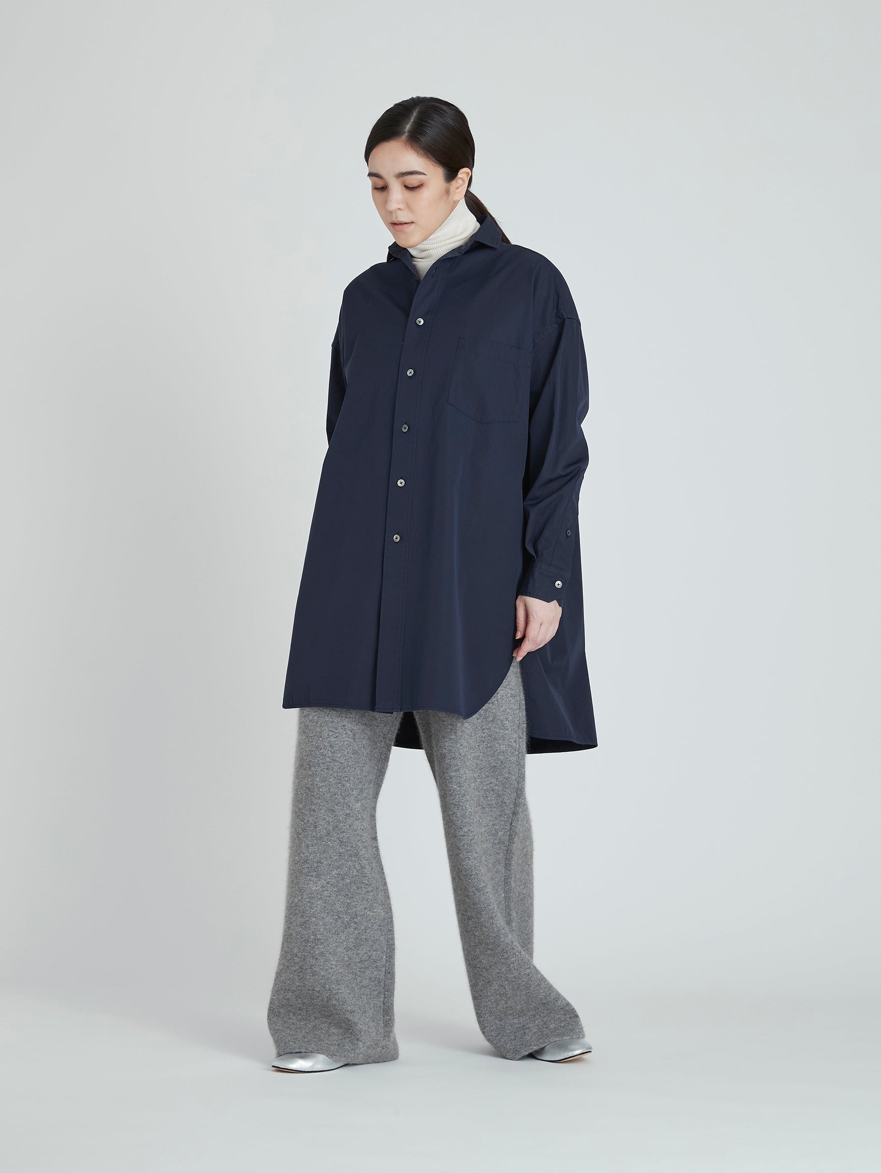 スリットチュニックシャツwash/TBCA-114