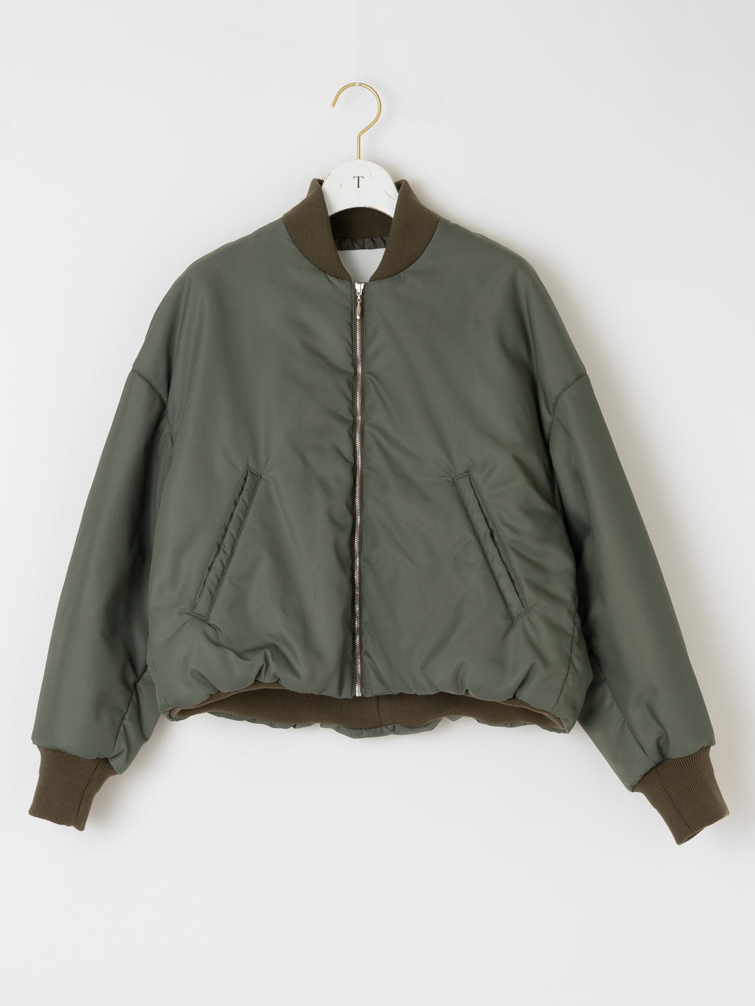 カーキ H&M 逃れる ブルゾン MA-1