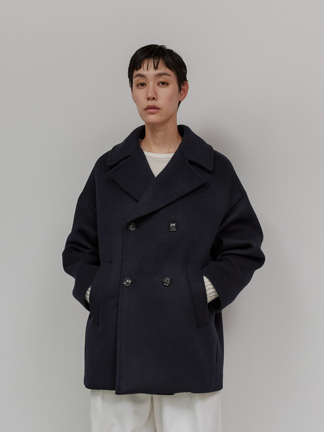 ☆専用☆完売 美品 2023AW TICCA ショートピーコート ブラック