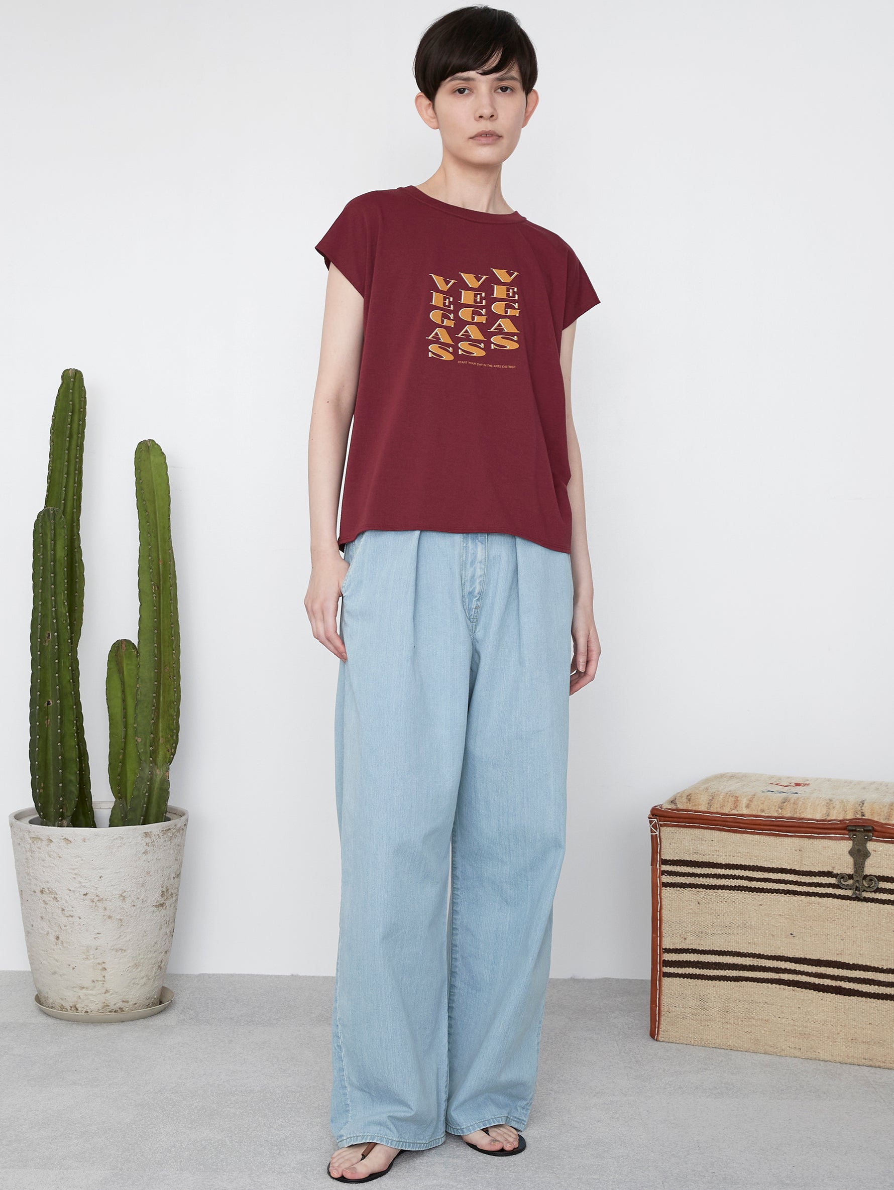 VEGASフレンチTシャツ/TBES-465