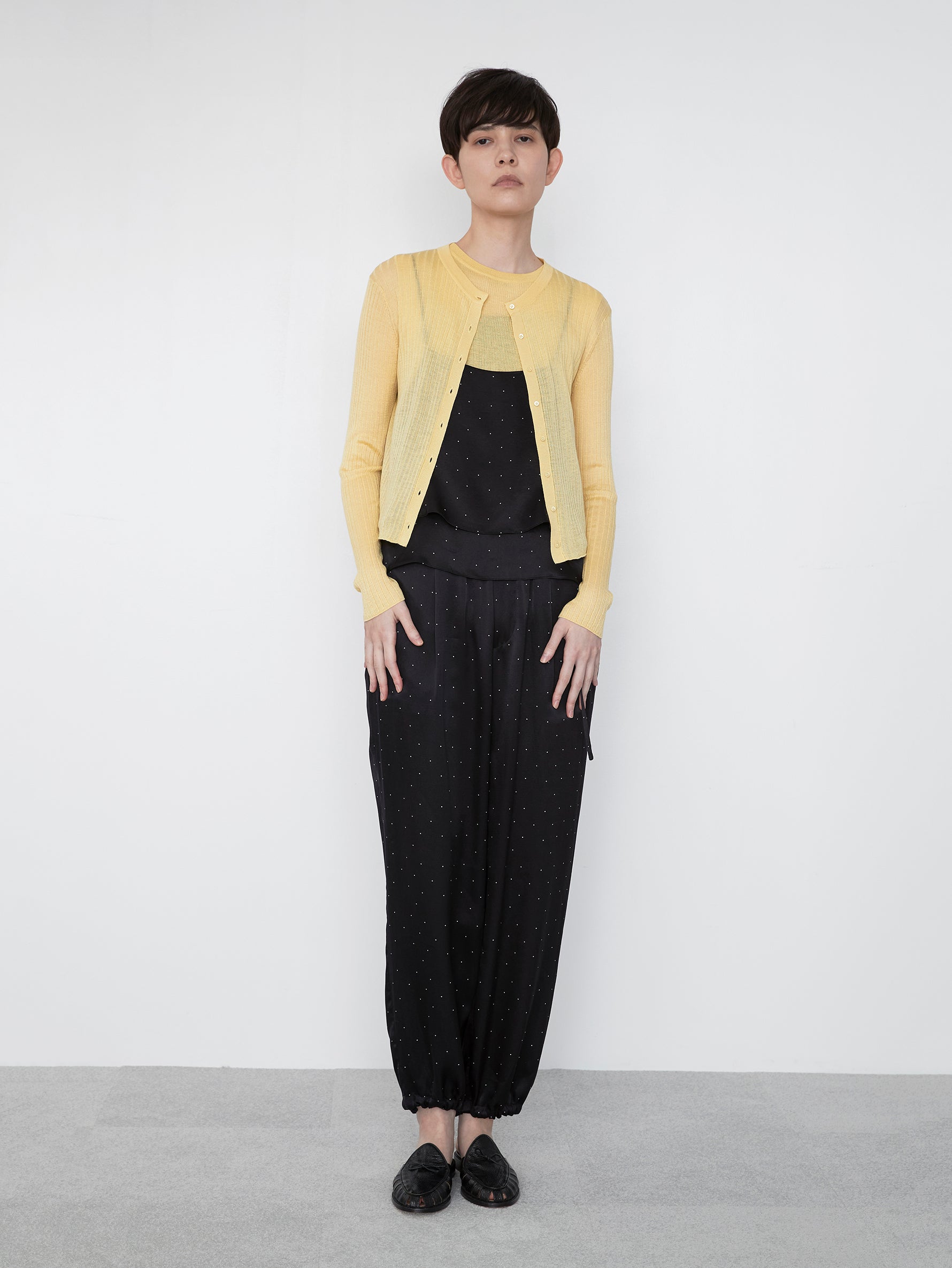 シルクプリントパンツ/TBES-072