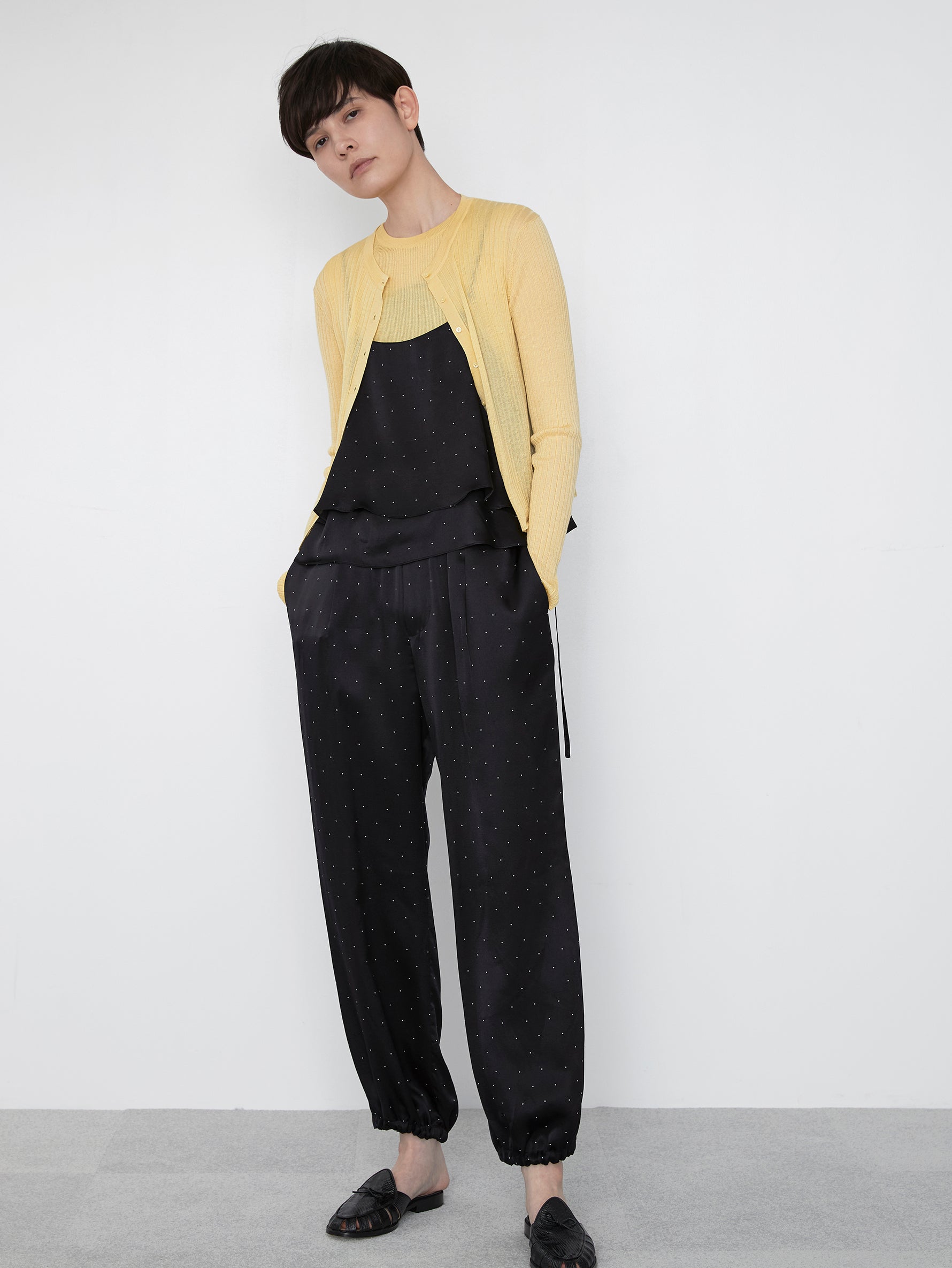 シルクプリントパンツ/TBES-072