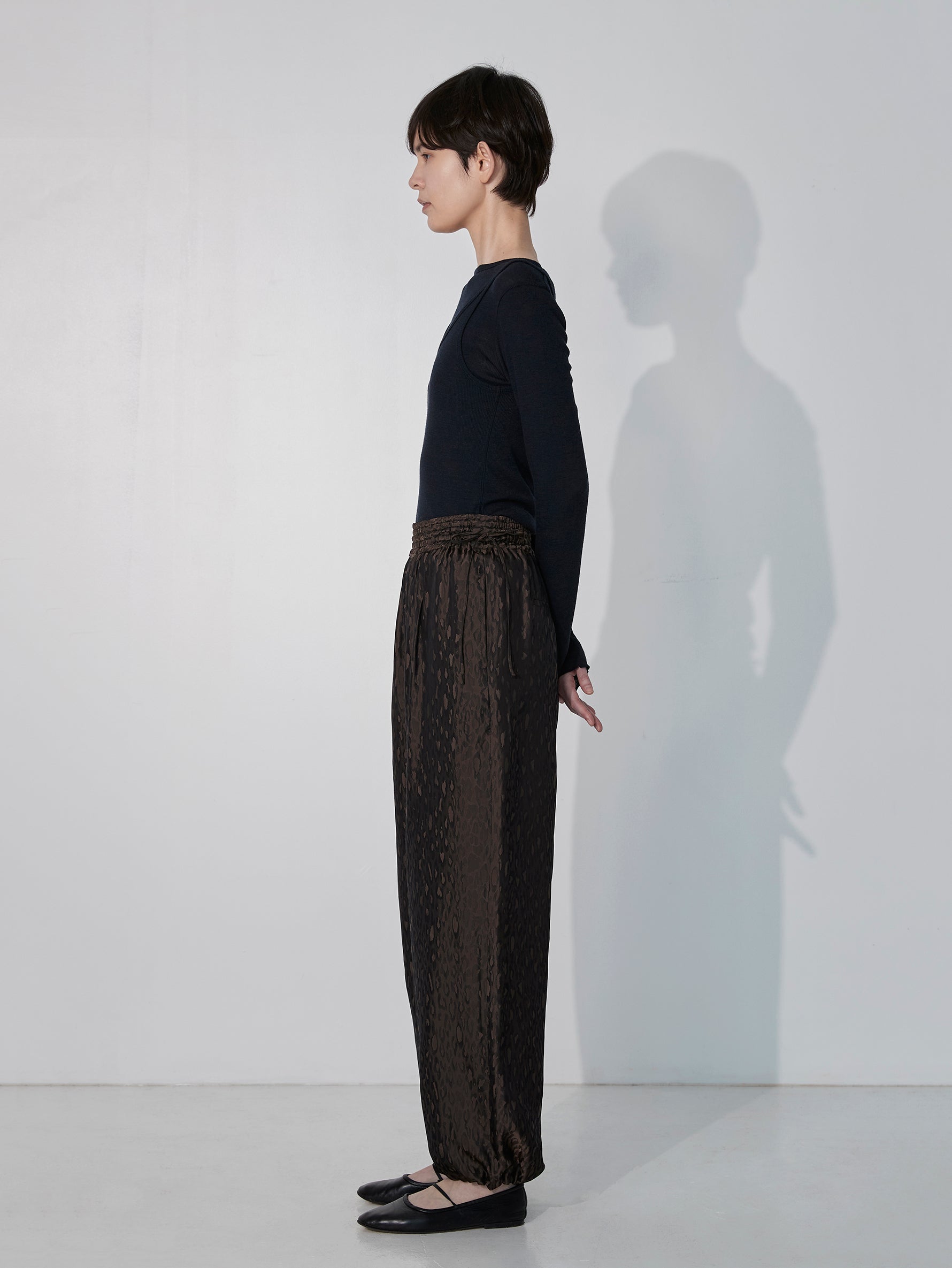 完売品！2025AW 新作！TICCA レオパードジャガードパンツ 完売品！2025AW 新作！TICCA レオパードジャガードパンツ 完売品