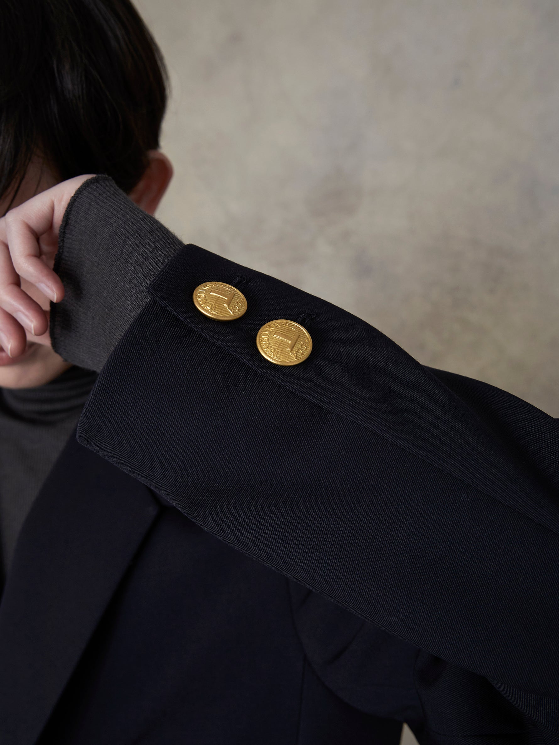 ウールサージダブルジャケット/TBEA-221