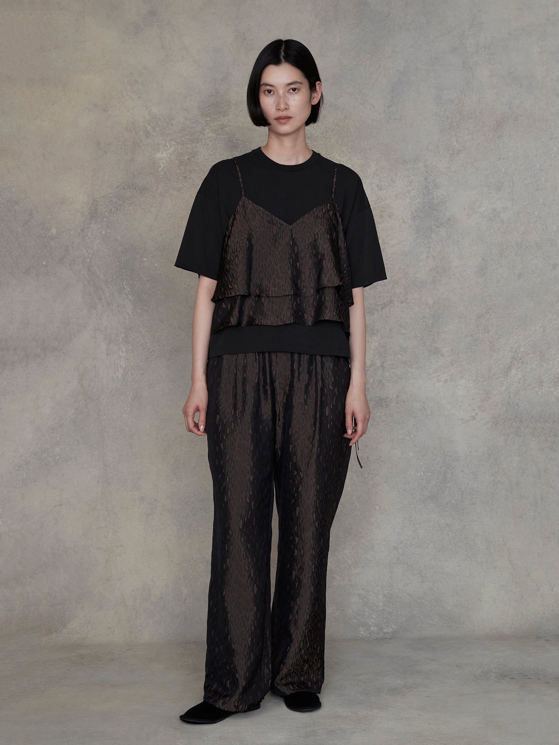 レオパードジャガードパンツ/TBEA-132