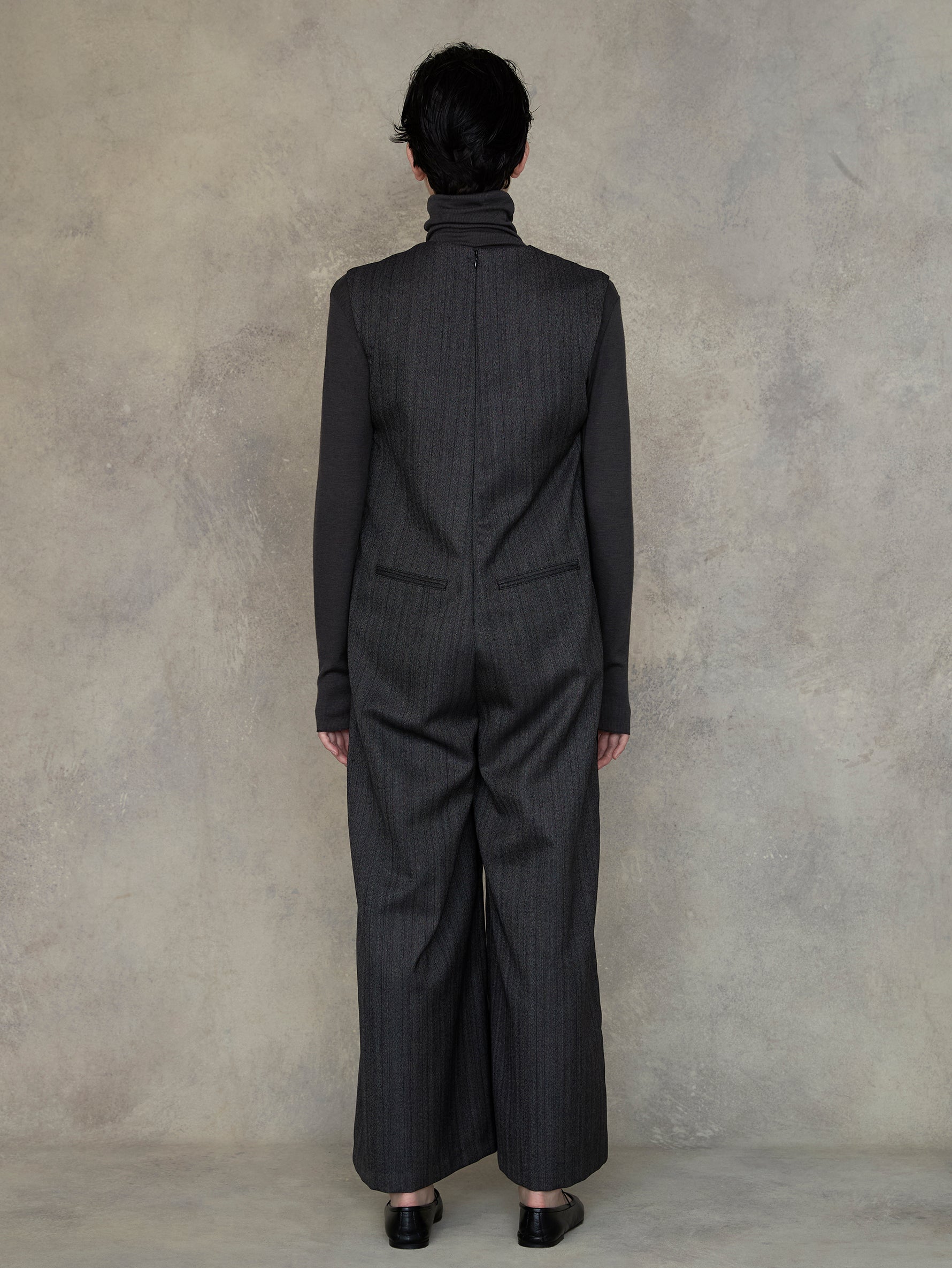 ウールヘリンボーンコンビネゾン/TBEA-214