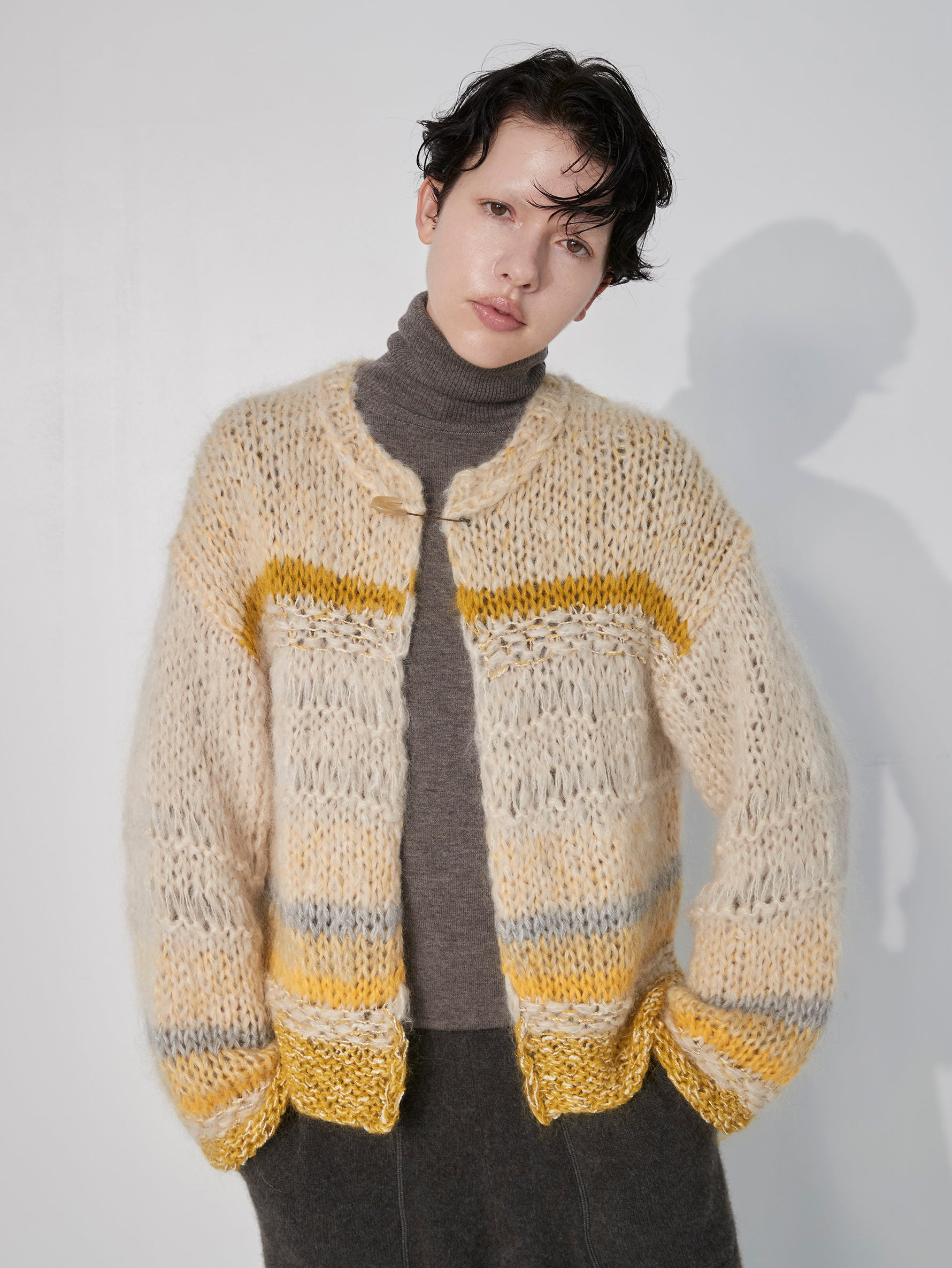 ハンドニットカーディガン/TBEA-512