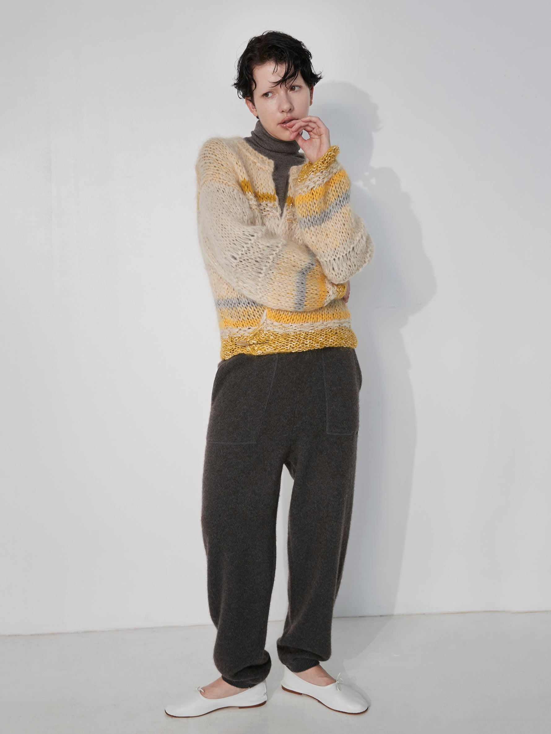 ハンドニットカーディガン/TBEA-512