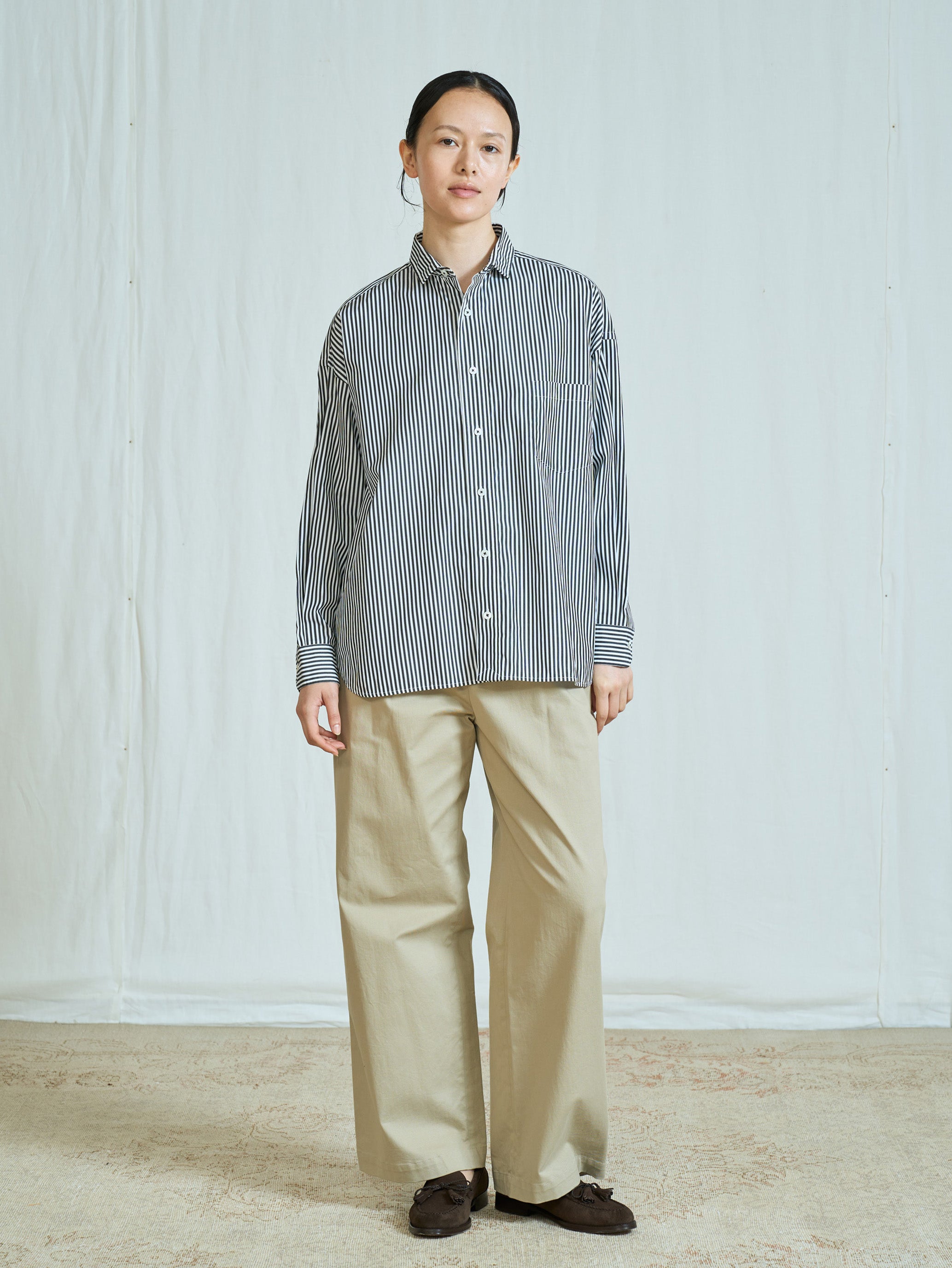TANGRAM × CLUBHAUS タック チノパン トラウザースチノパンツ TBFS-031