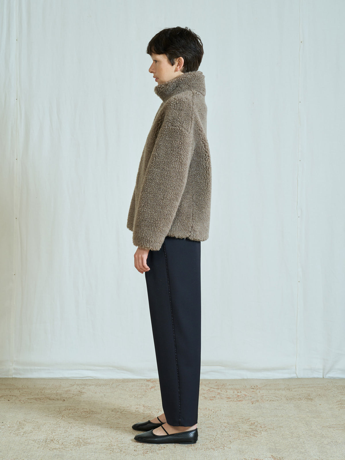 WOOLファーブルゾン TBFA-082