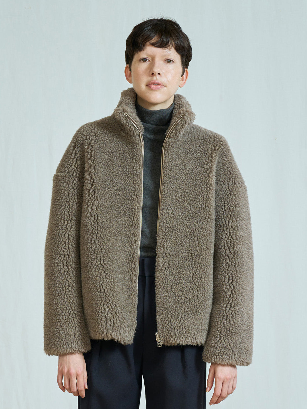 WOOLファーブルゾン TBFA-082