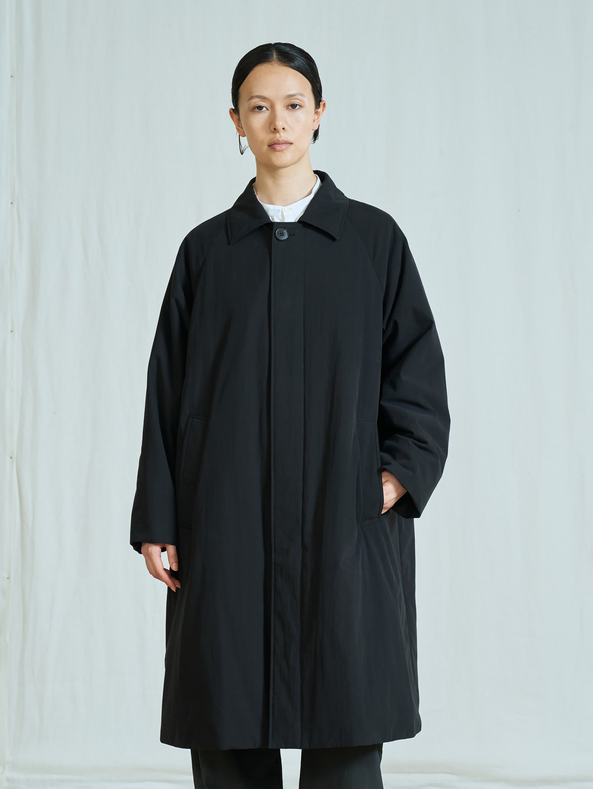 【予約商品】パデッドステンカラーコート TBFA-072