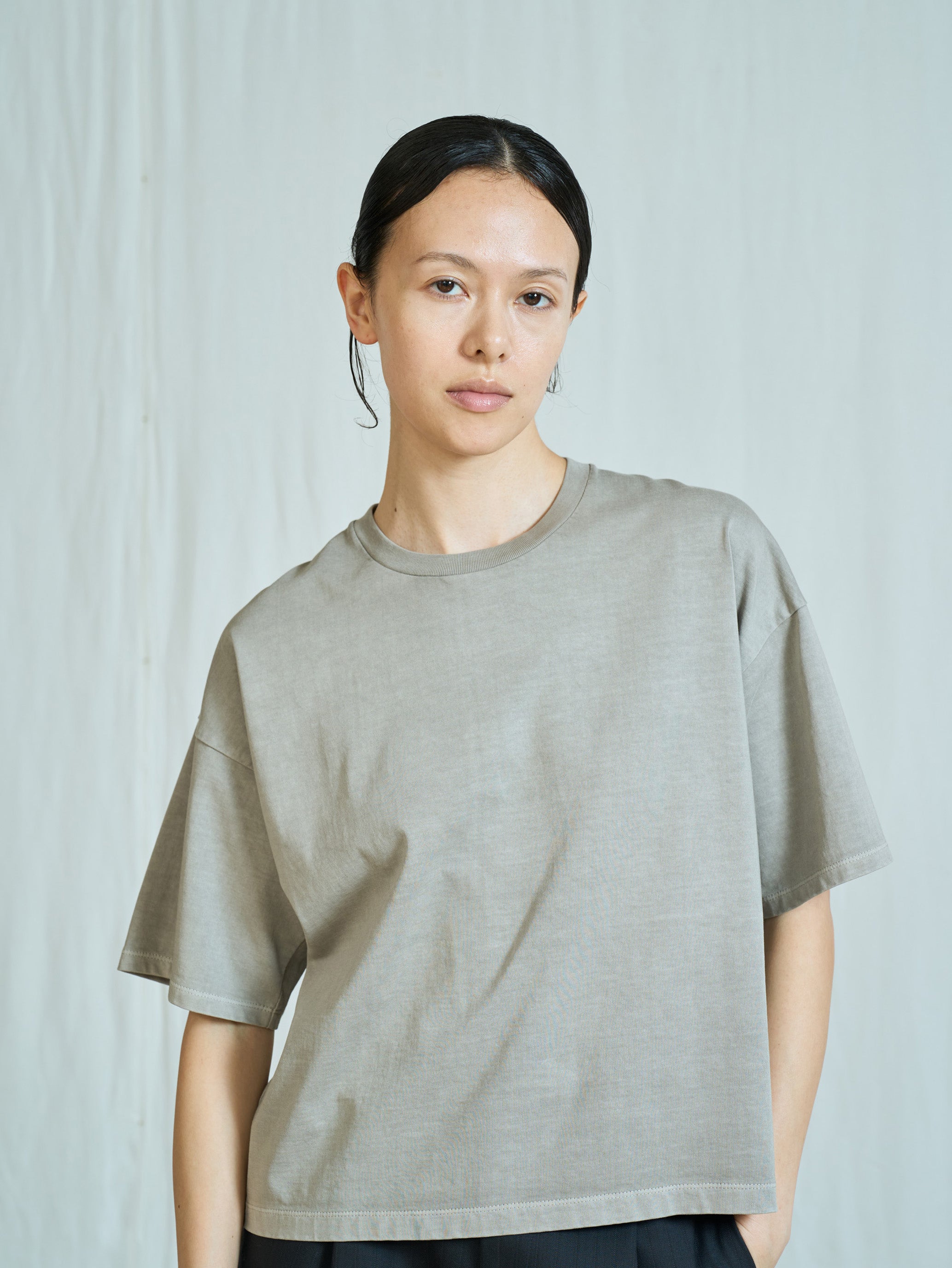 エンブロイダリースクエアTシャツ TBFA-241