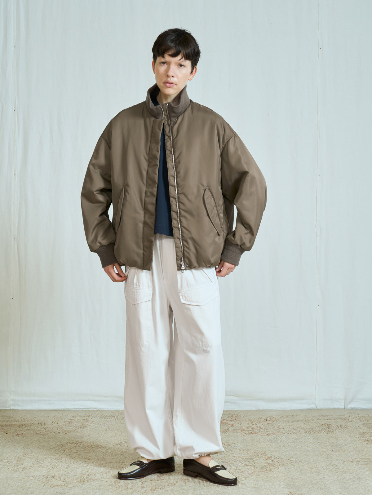 【予約商品】スタンドネックブルゾン TBFA-014