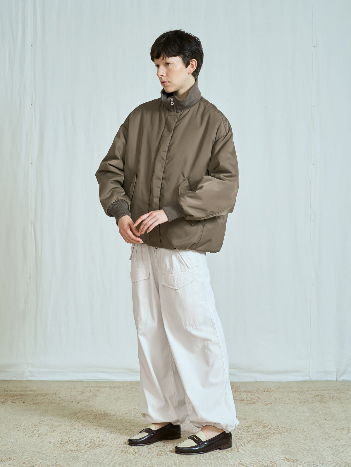 【予約商品】スタンドネックブルゾン TBFA-014
