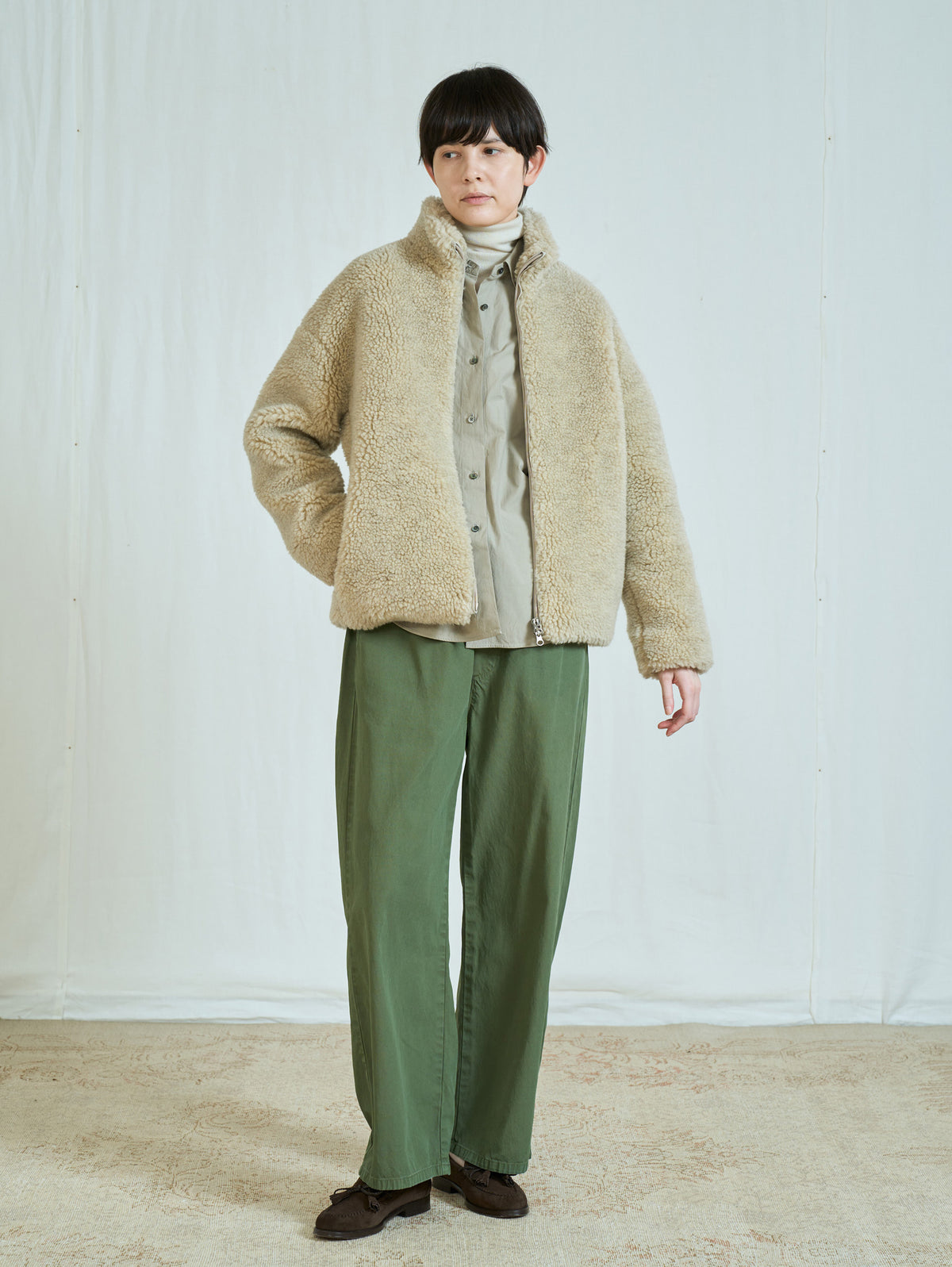 WOOLファーブルゾン TBFA-082