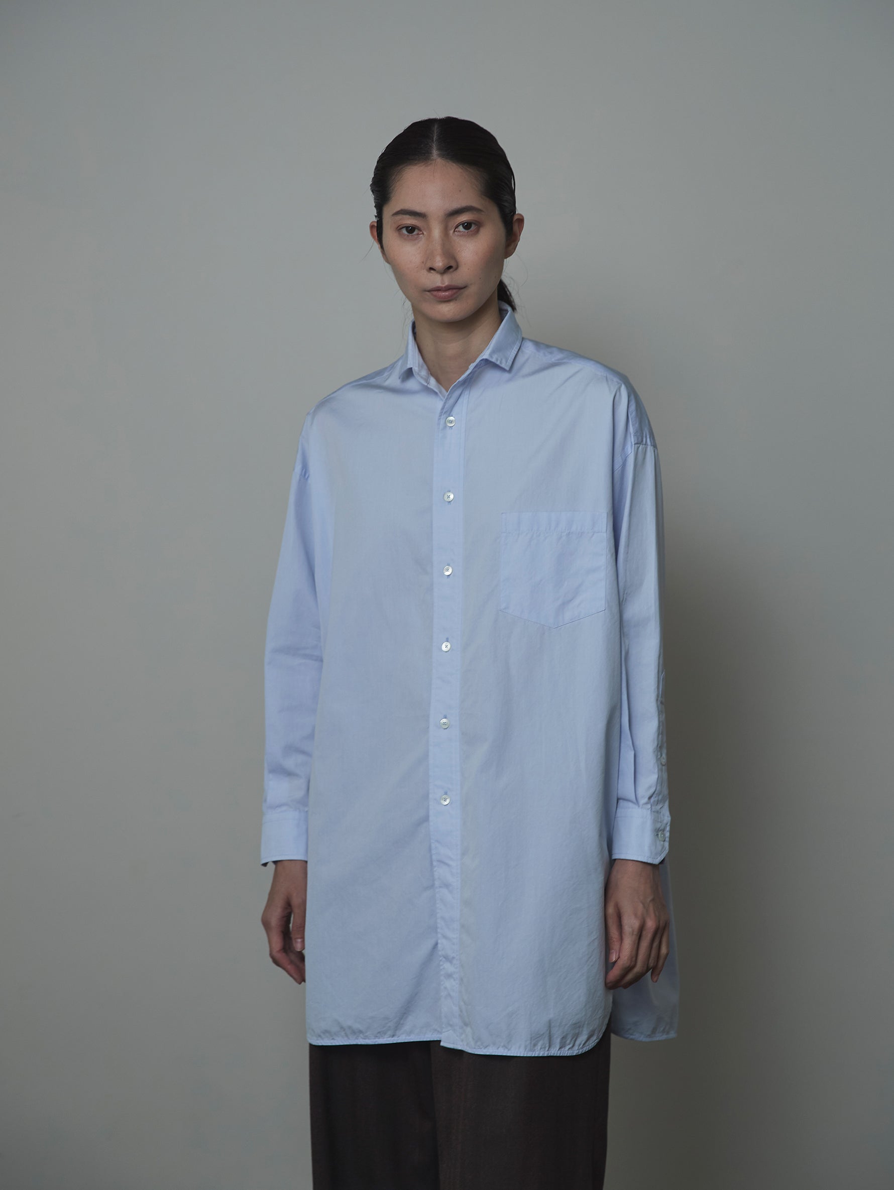 スリットチュニックシャツwash/TBCA-114