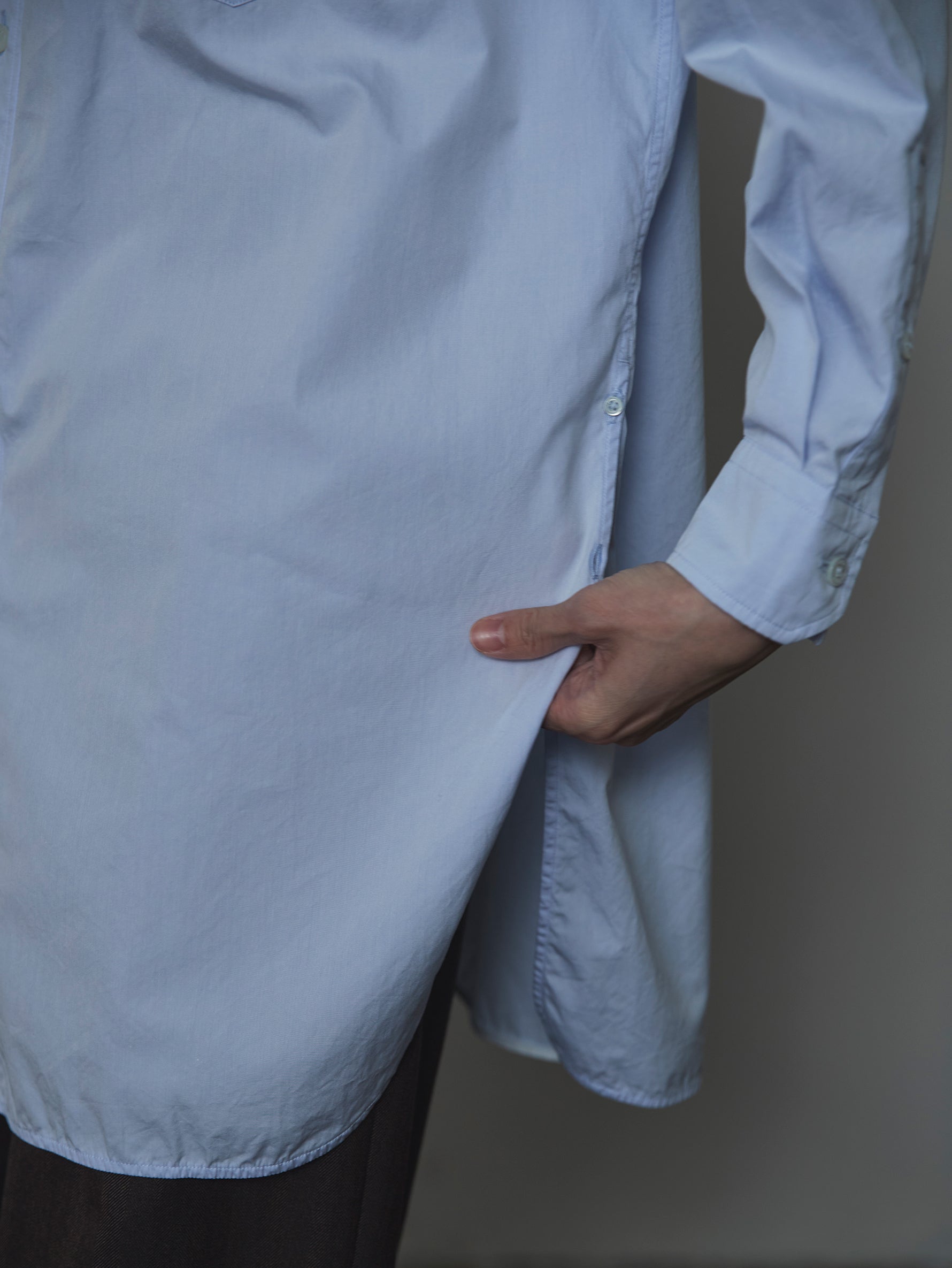 スリットチュニックシャツwash/TBCA-114