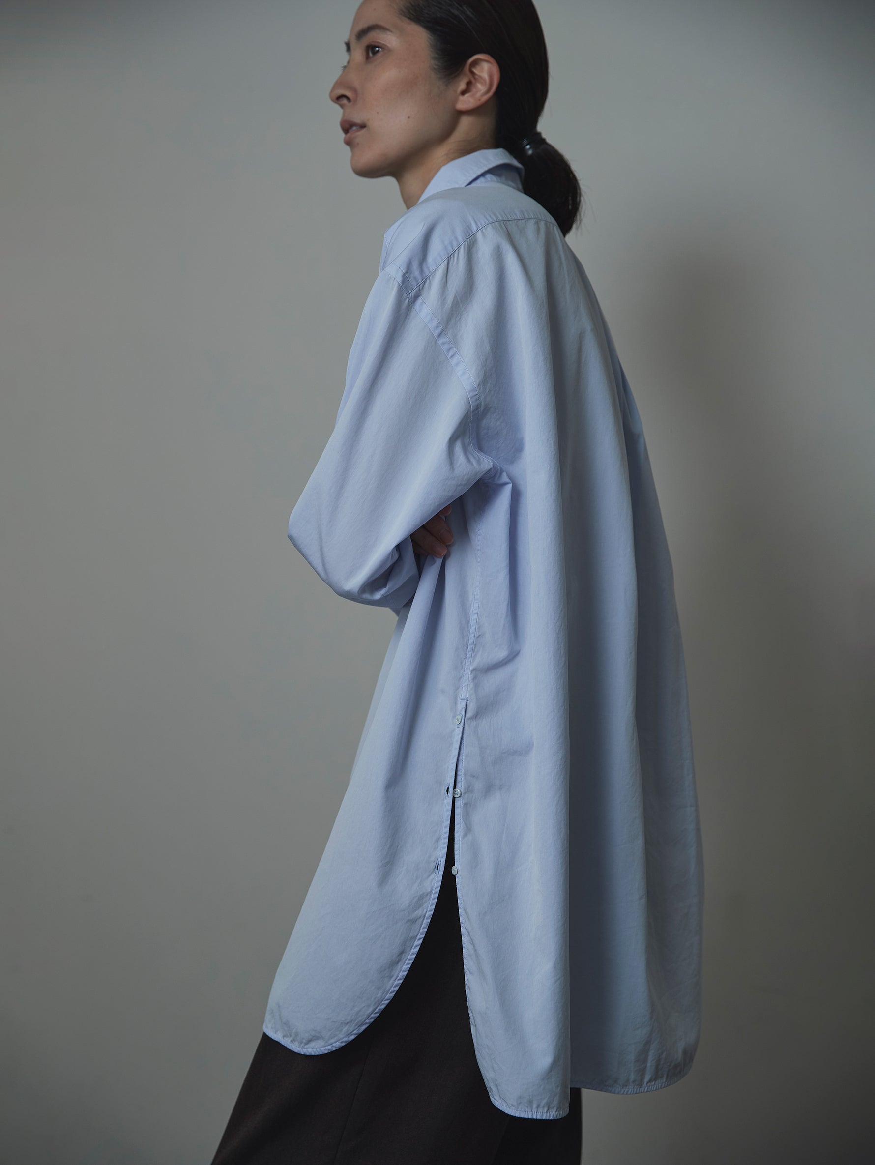 スリットチュニックシャツwash/TBCA-114