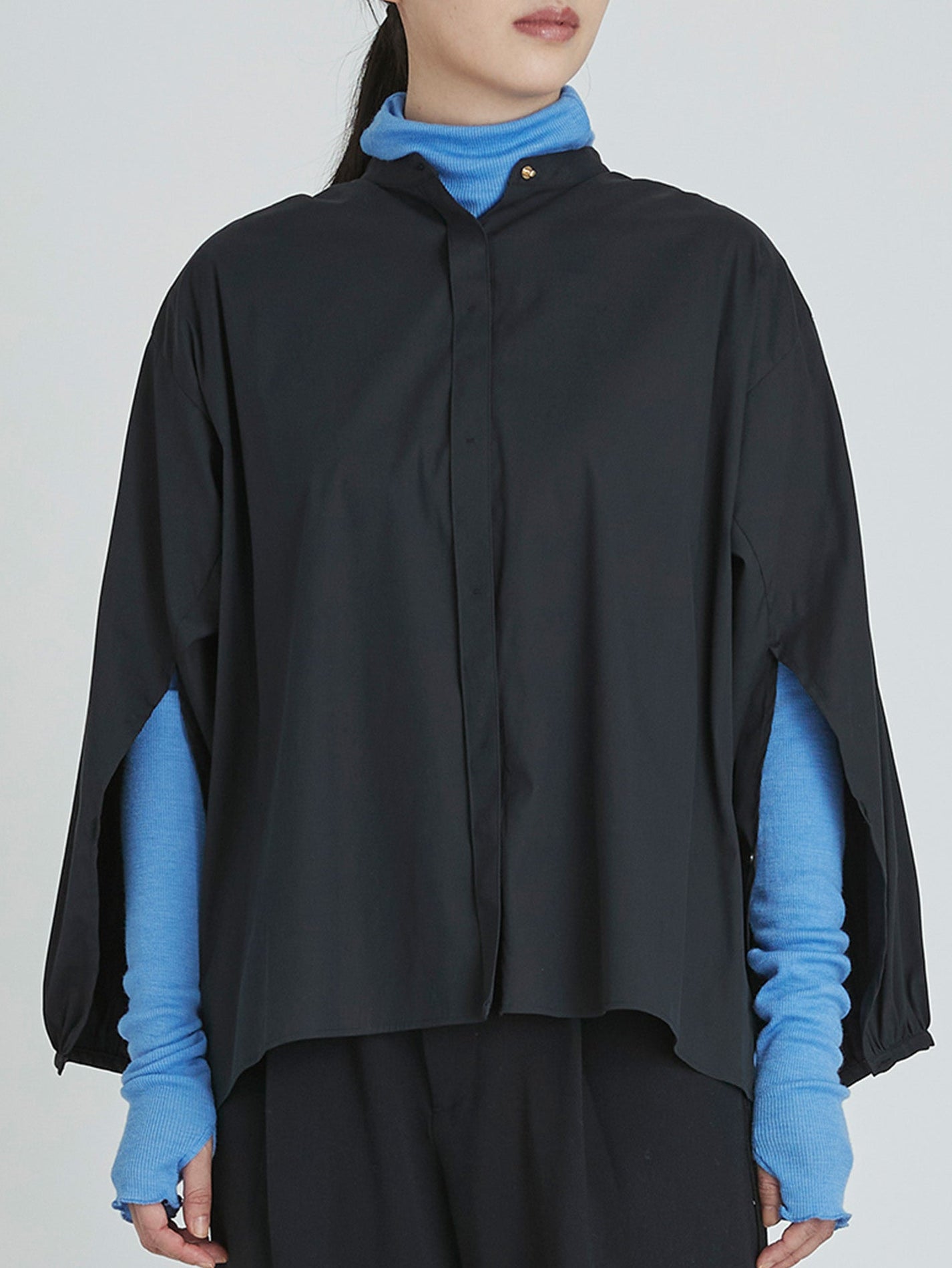 ギャザーパフスリーブブラウス/TBCA-121