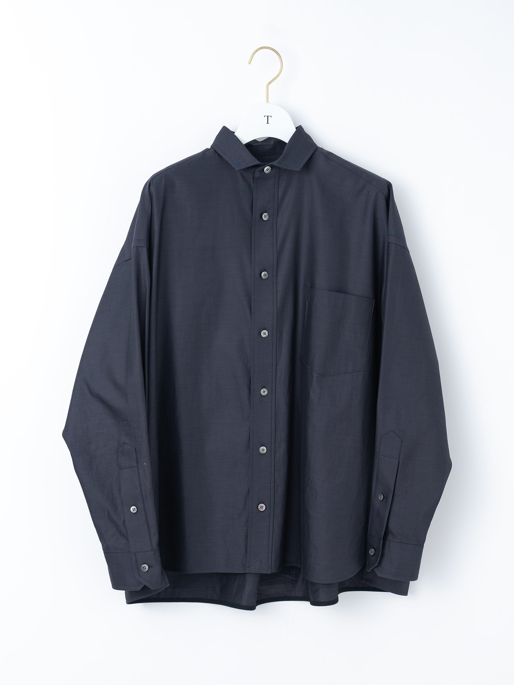 新品 TICCA スクエアビッグシャツ スクエアビッグシャツ TBFA-101