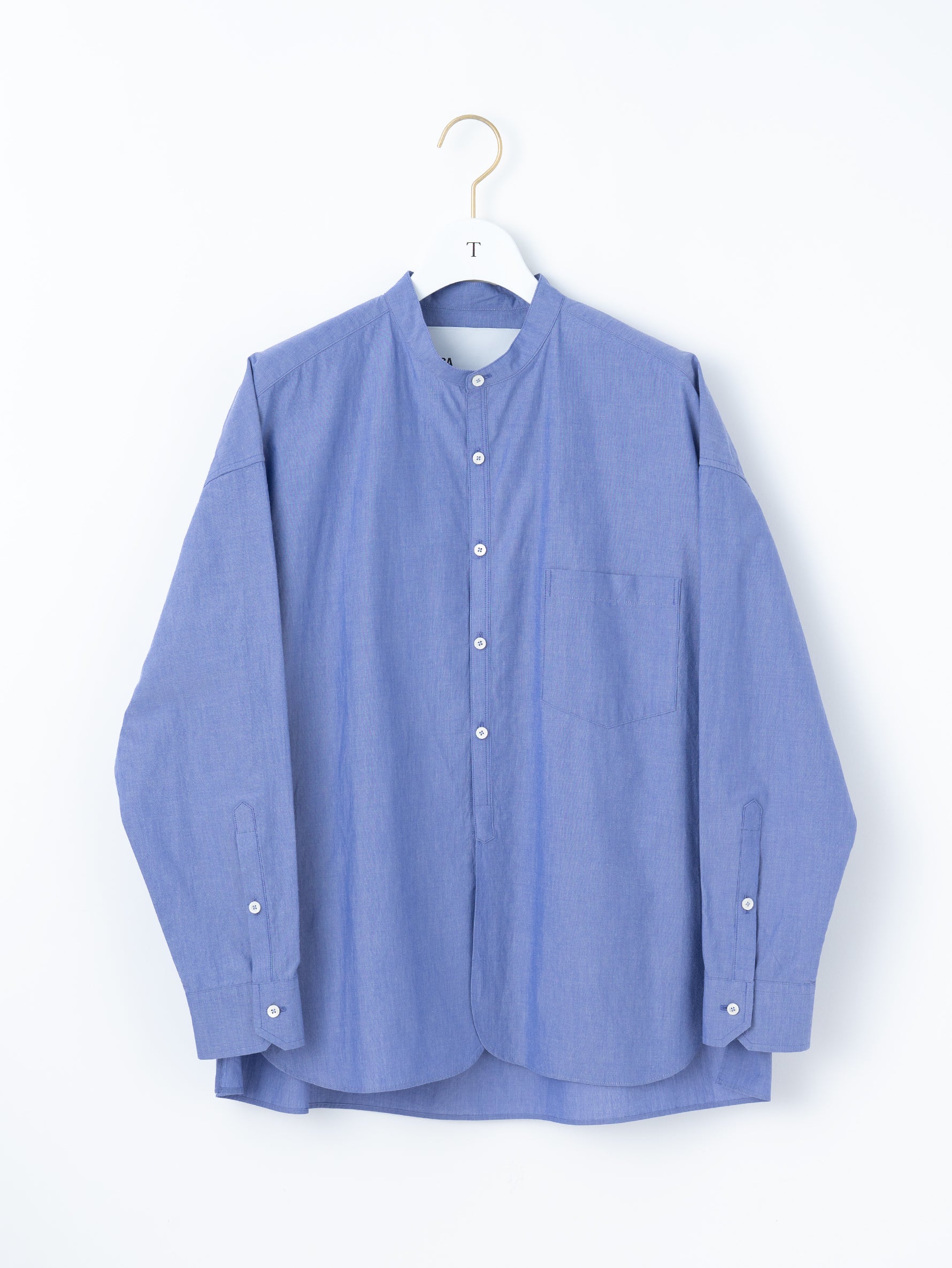 【予約商品】ノーカラーシャツ TBFA-111