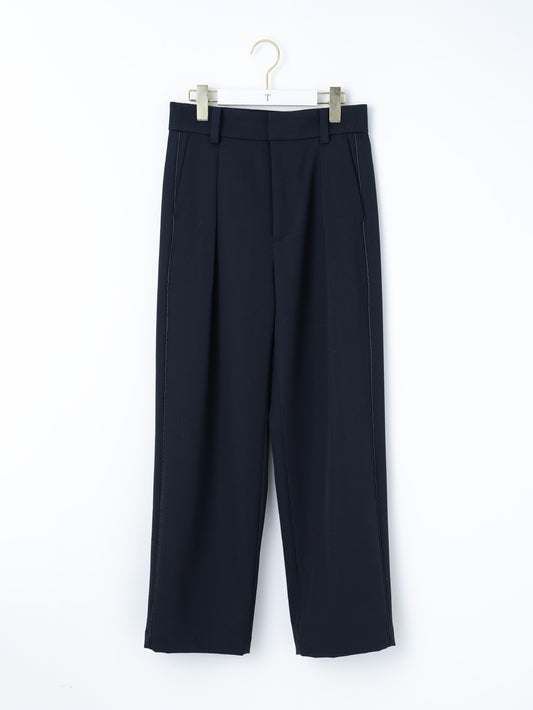 【予約商品】ウールサージタックラインパンツ TBFA-192