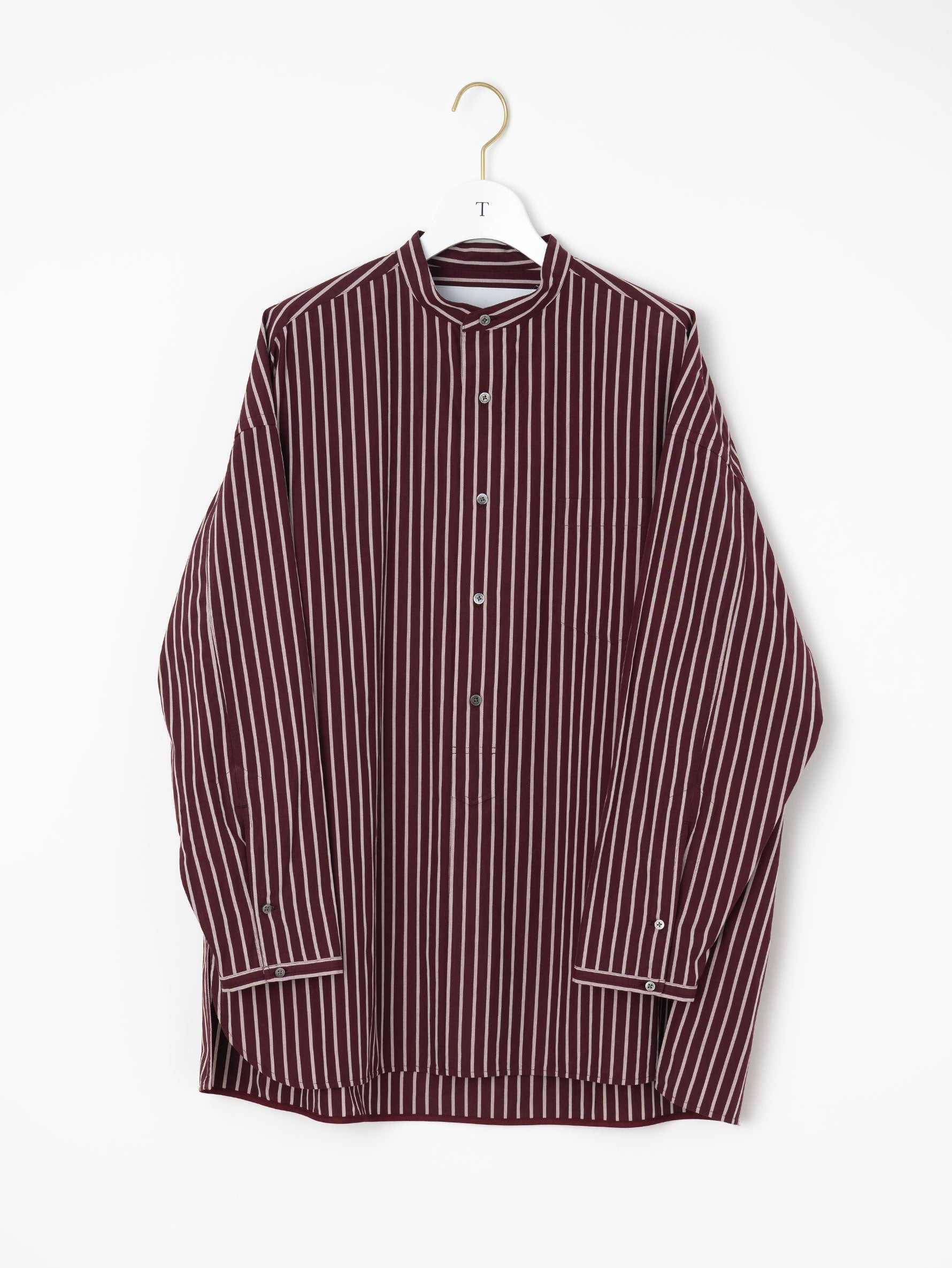 ノーカラースクエアビッグシャツuni TBFS-013