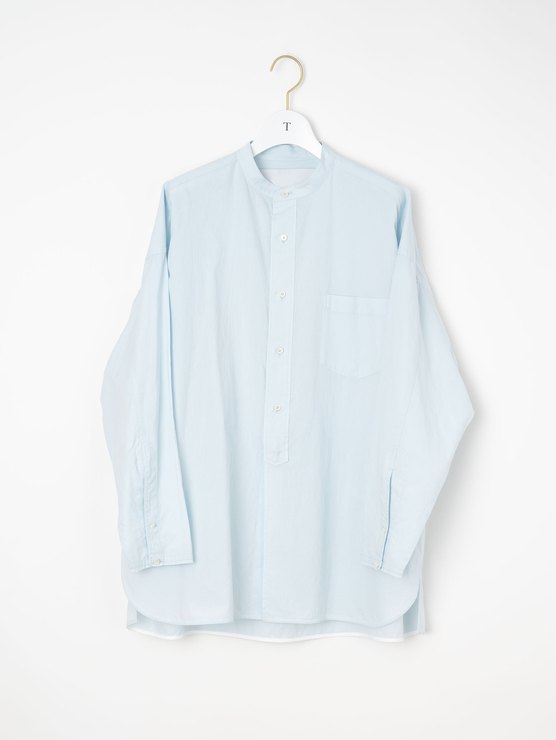 ノーカラースクエアビッグシャツuni TBFS-013