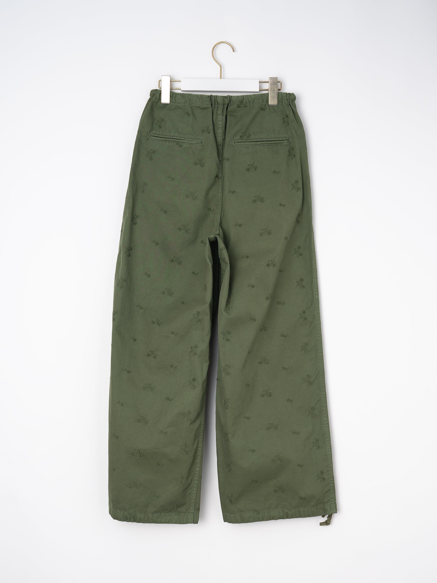 フラワーエンブロイダリーカーゴパンツ TBFS-071