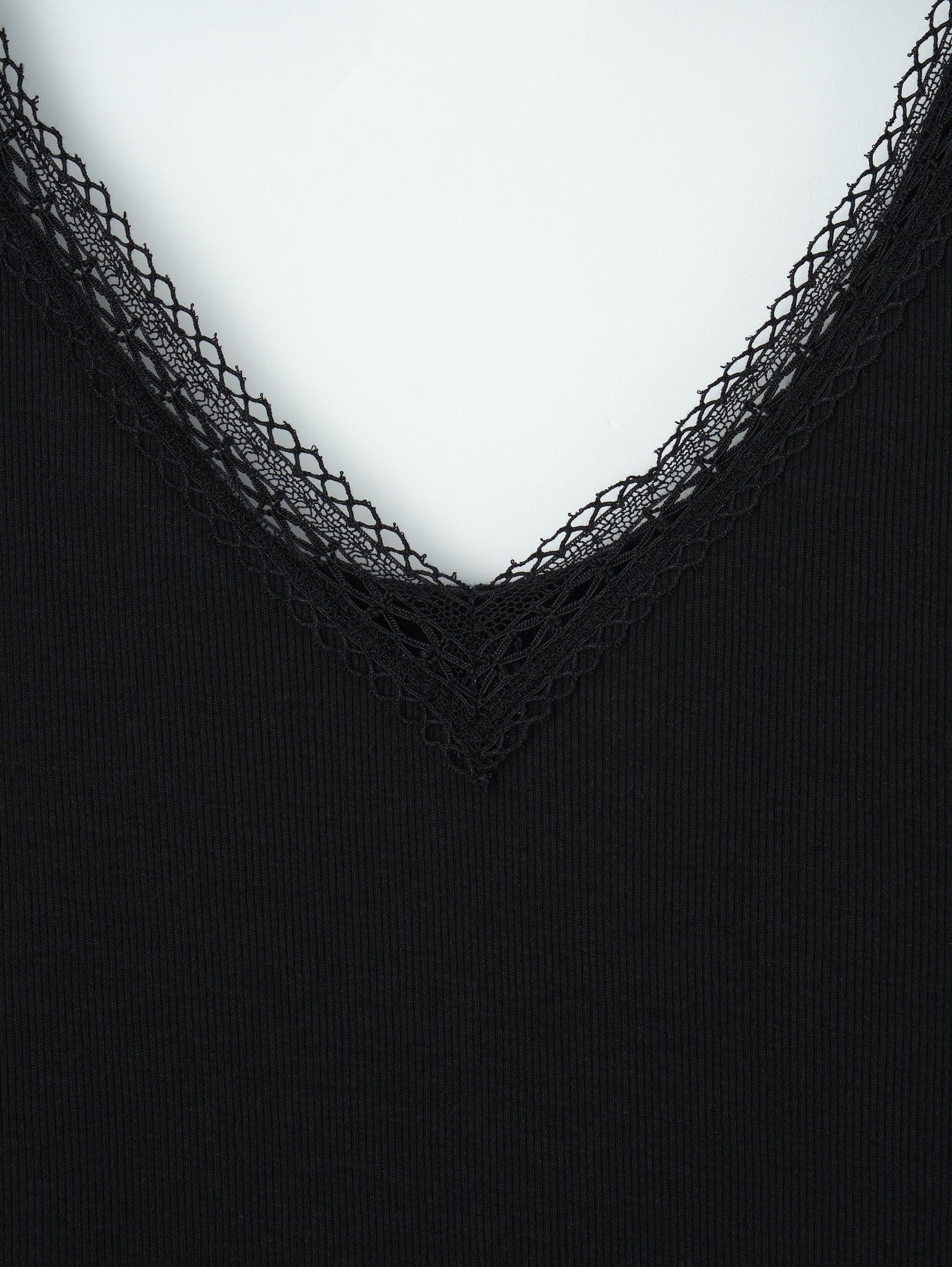 コットンシルク2wayレースタンクトップ  TBFS-182