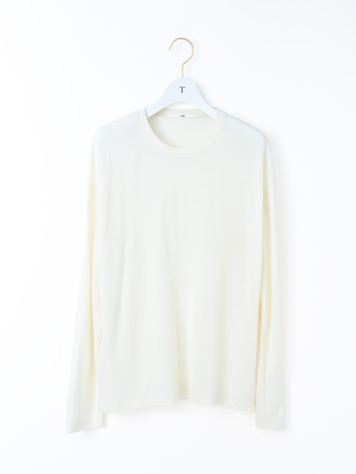 ウォッシャブルウールロングTシャツ TBFA-252