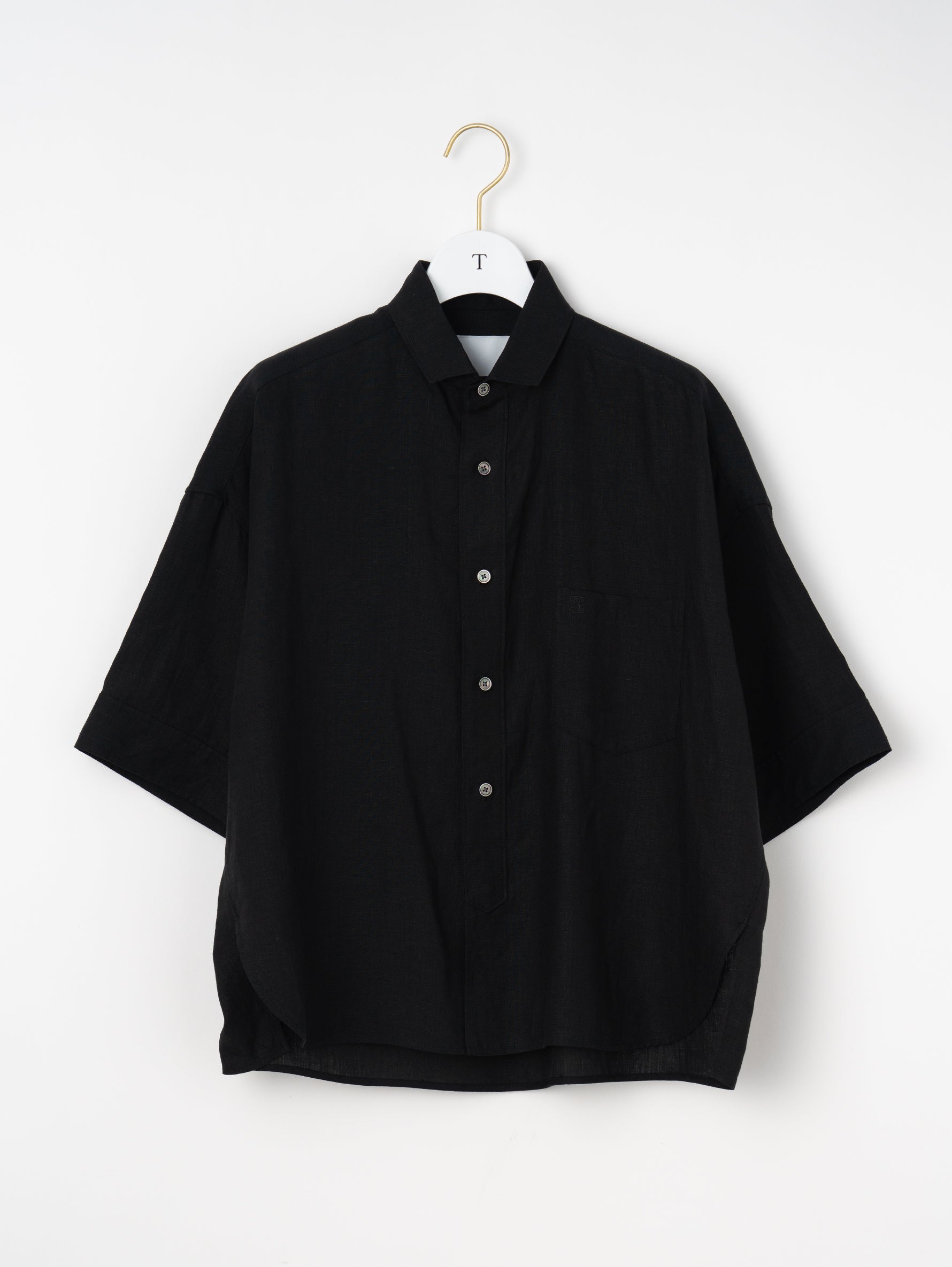 予約商品】リネン半袖シャツ TBFS-404