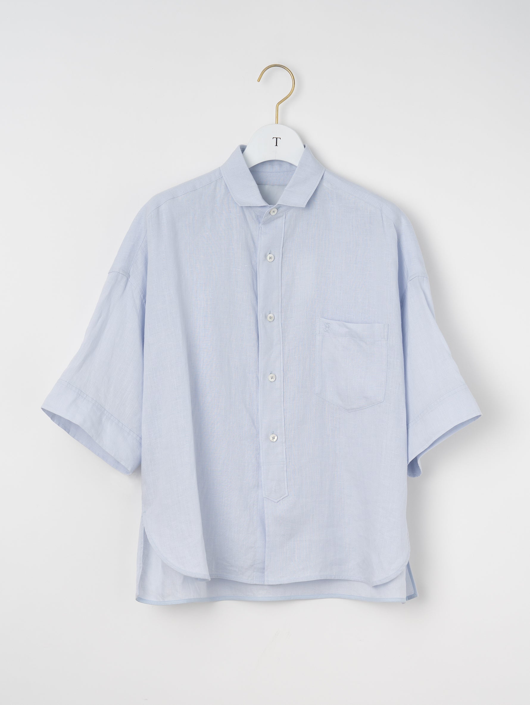 【予約商品】リネン半袖シャツ TBFS-404