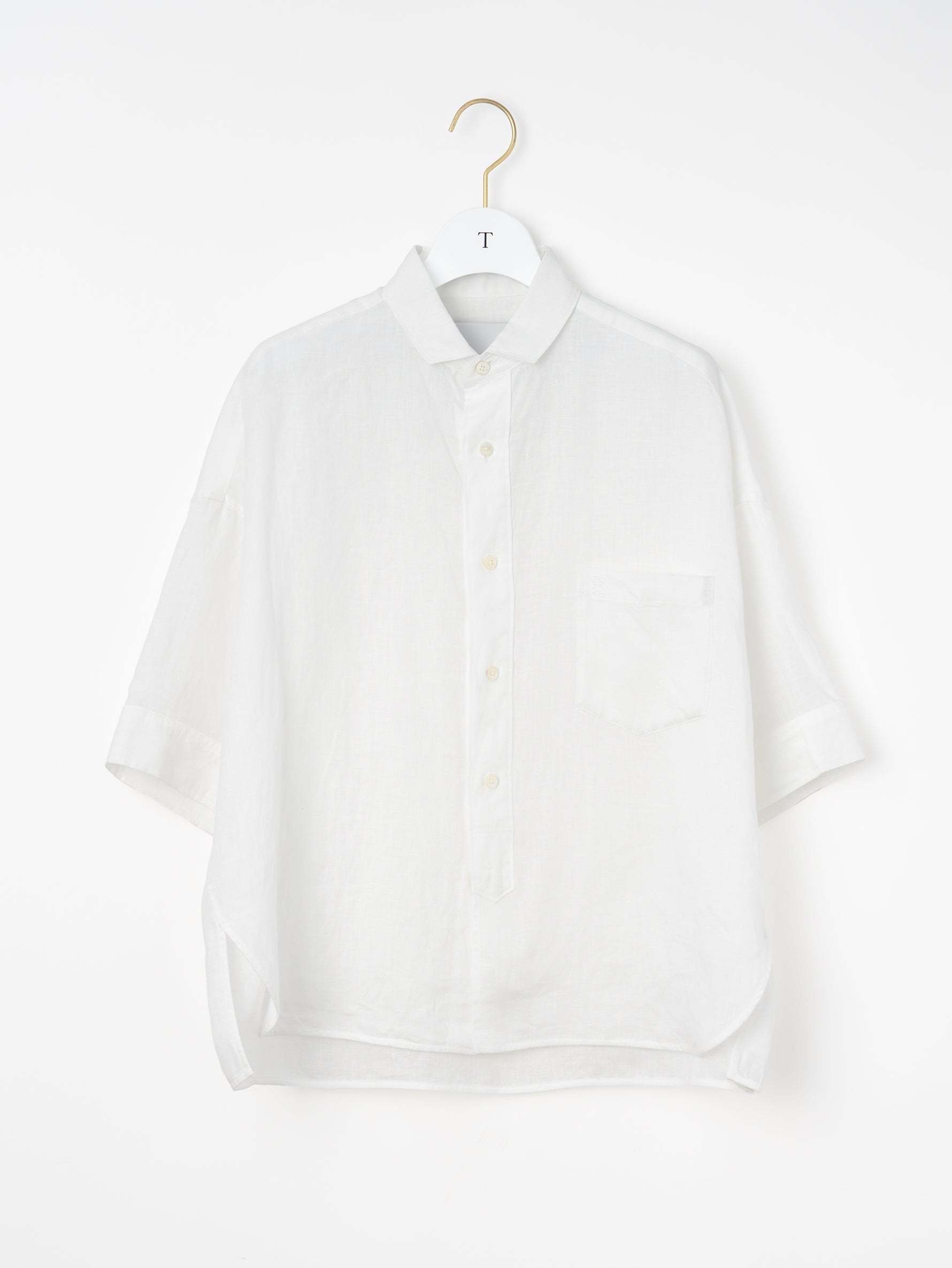 【予約商品】リネン半袖シャツ TBFS-404