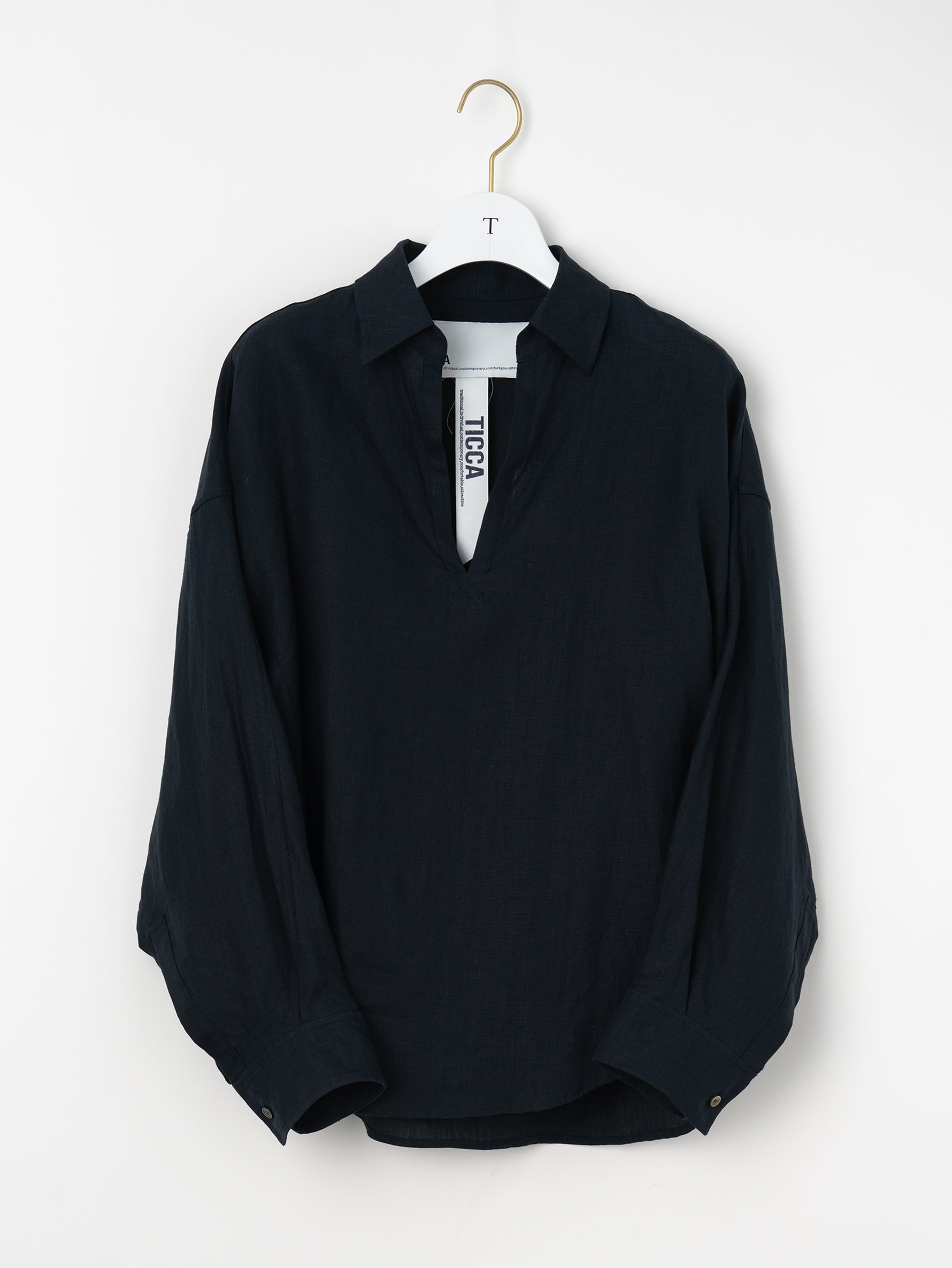 【予約商品】リネンスキッパーシャツ TBFS-408