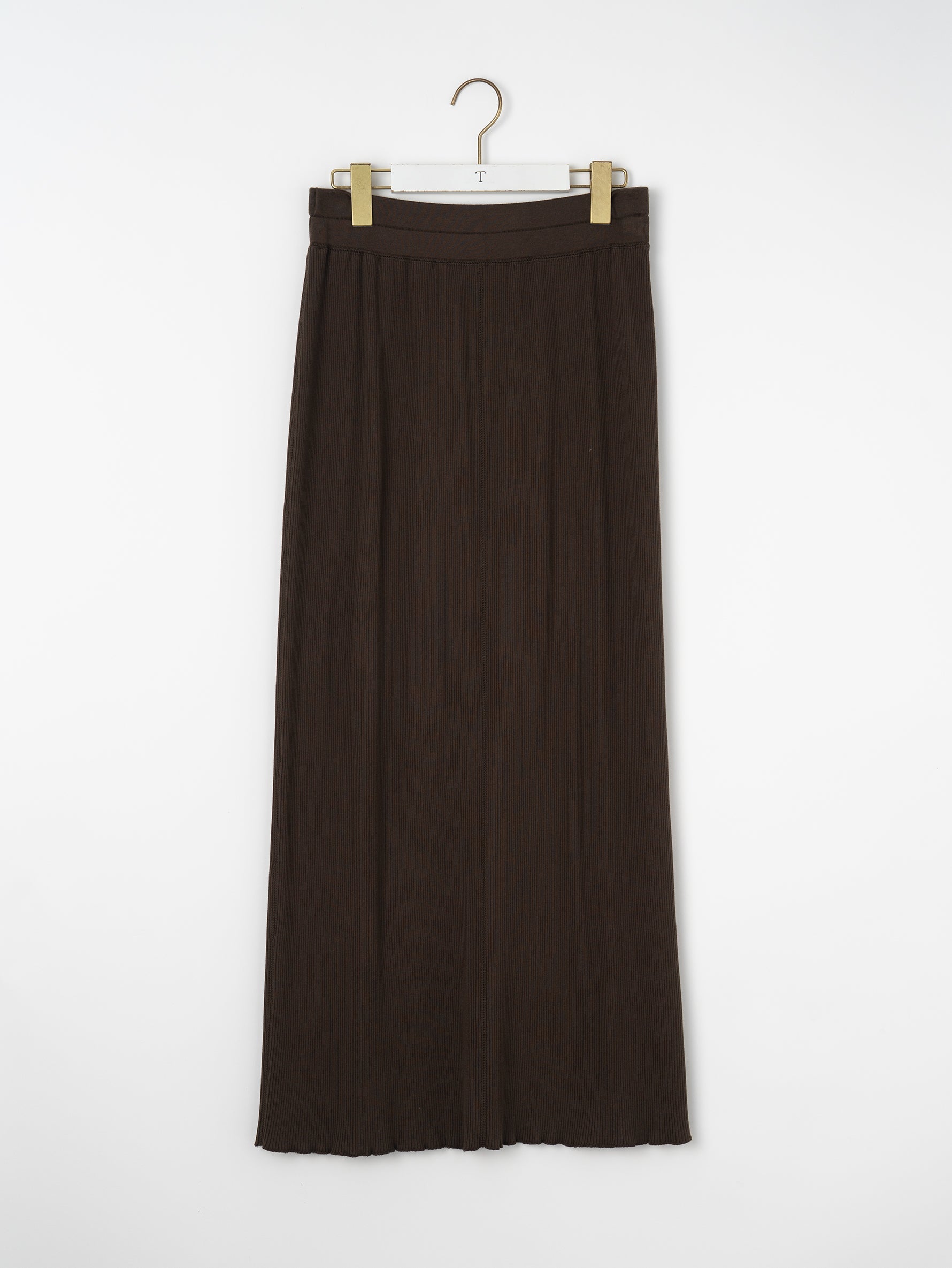 【予約商品】スーピマテレコタイトロングスカート TBFS-464