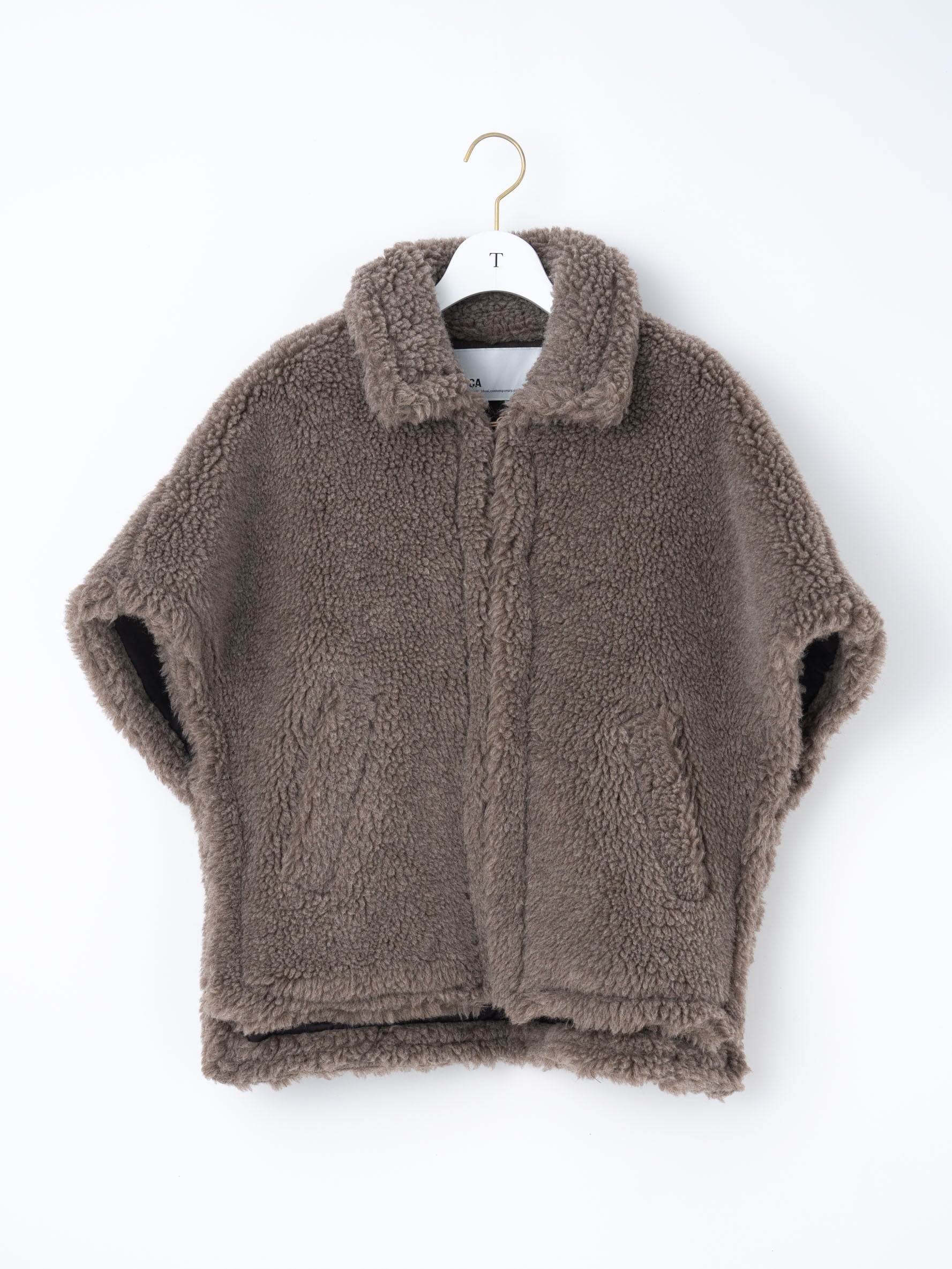 【予約商品】WOOLファーポンチョ TBFA-083