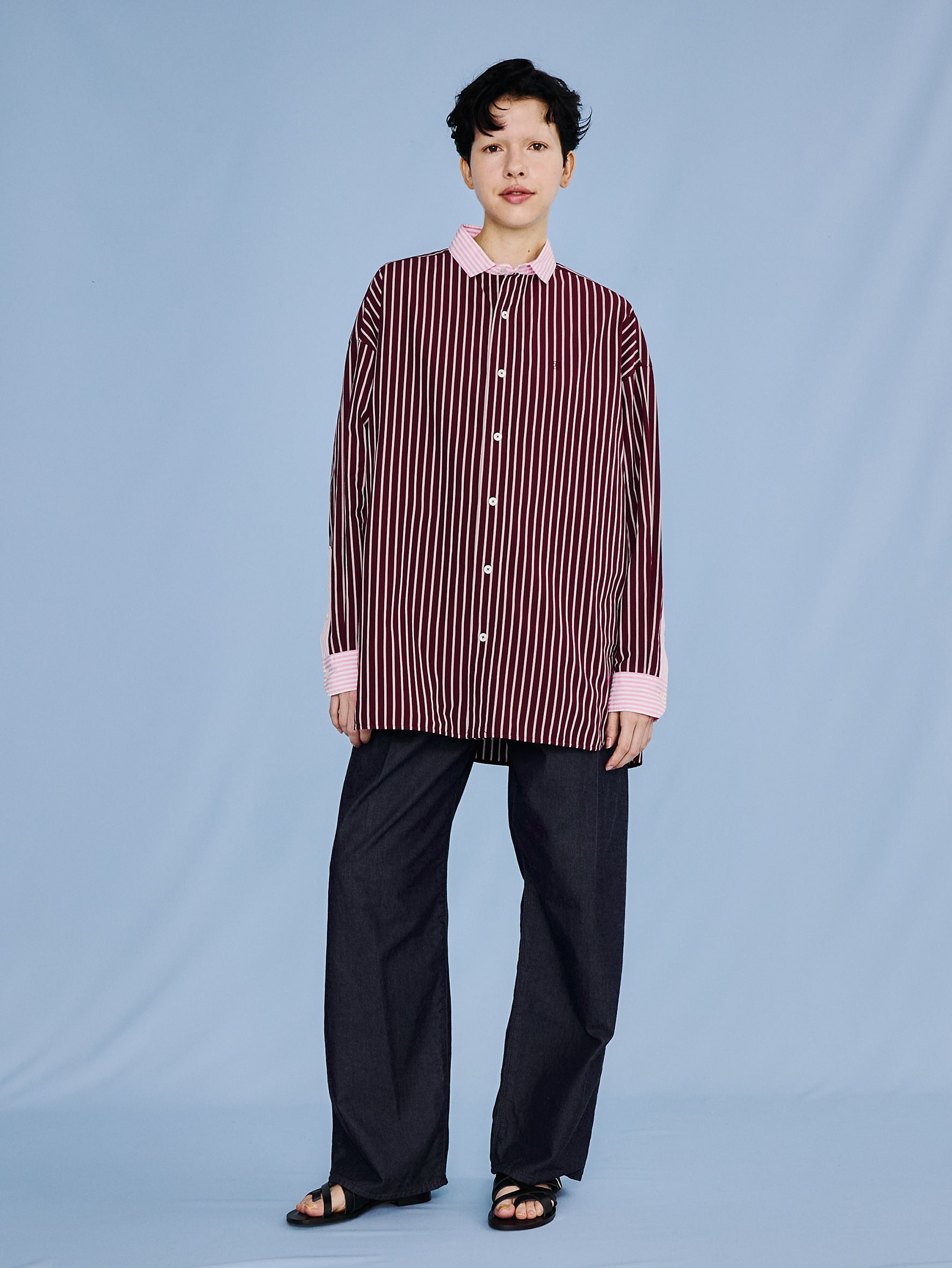 クレイジースクエアビッグシャツuni TBFS-018