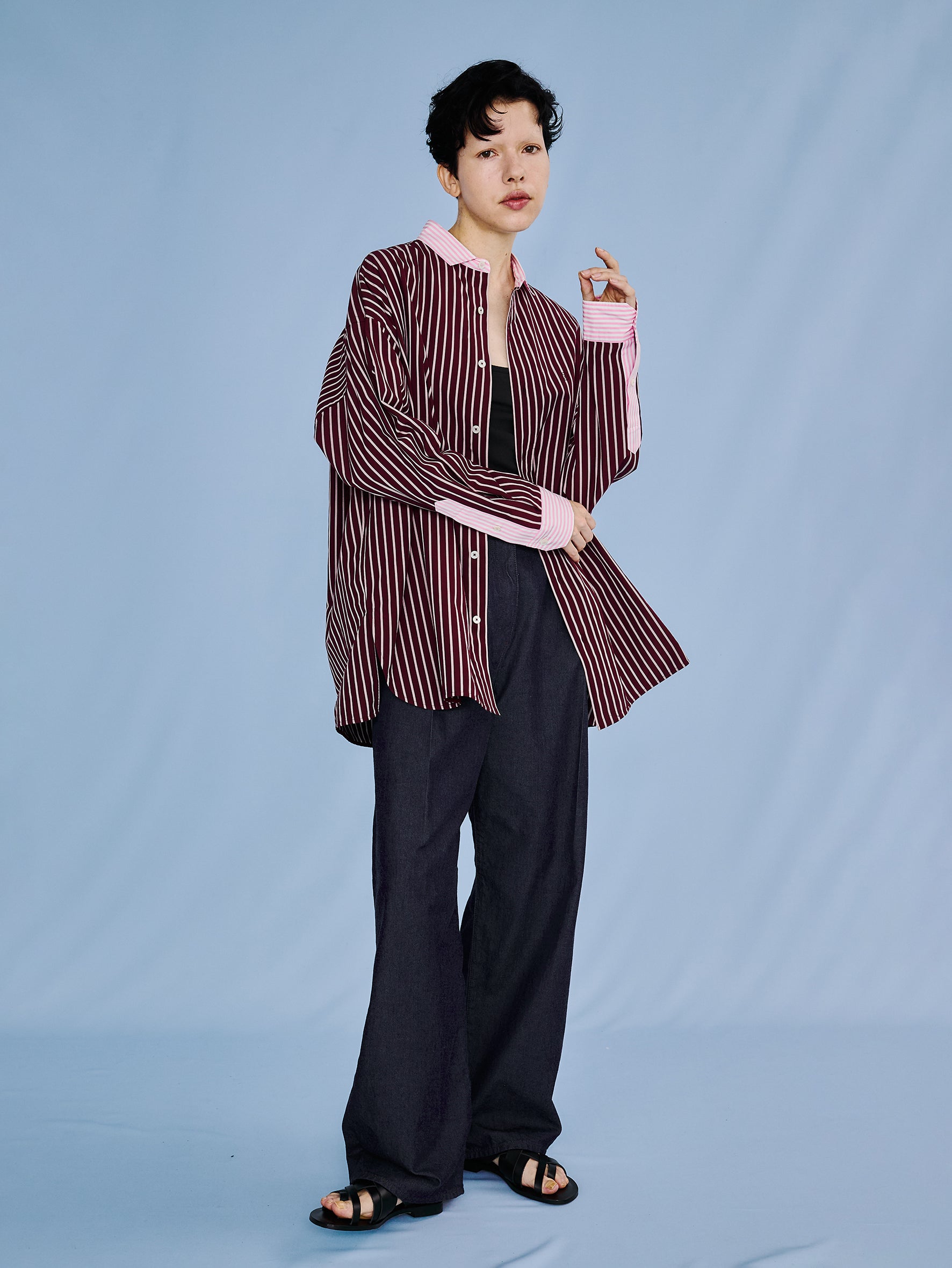 クレイジースクエアビッグシャツuni TBFS-018