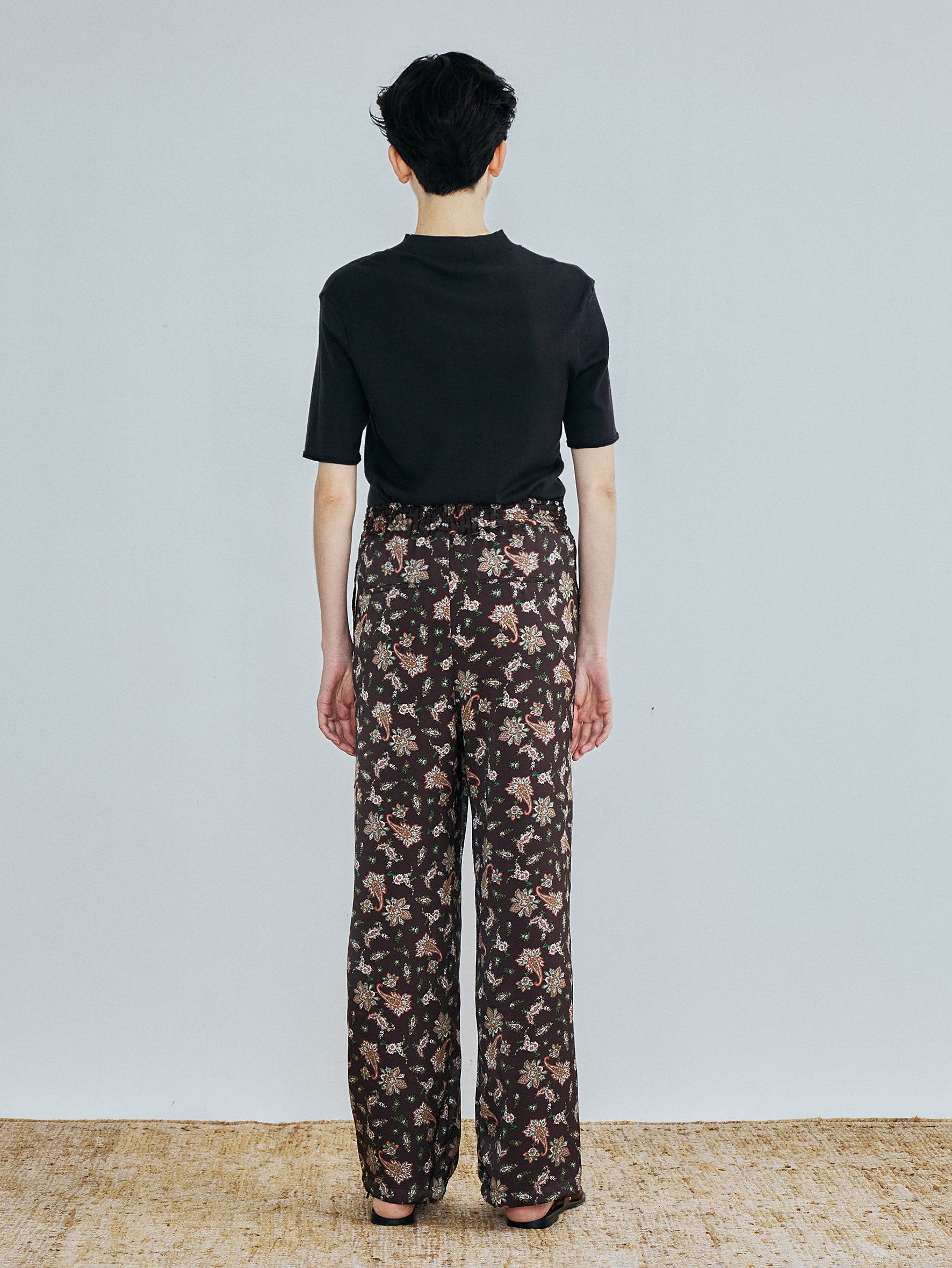 ペイズリープリントパンツ TBFS-092