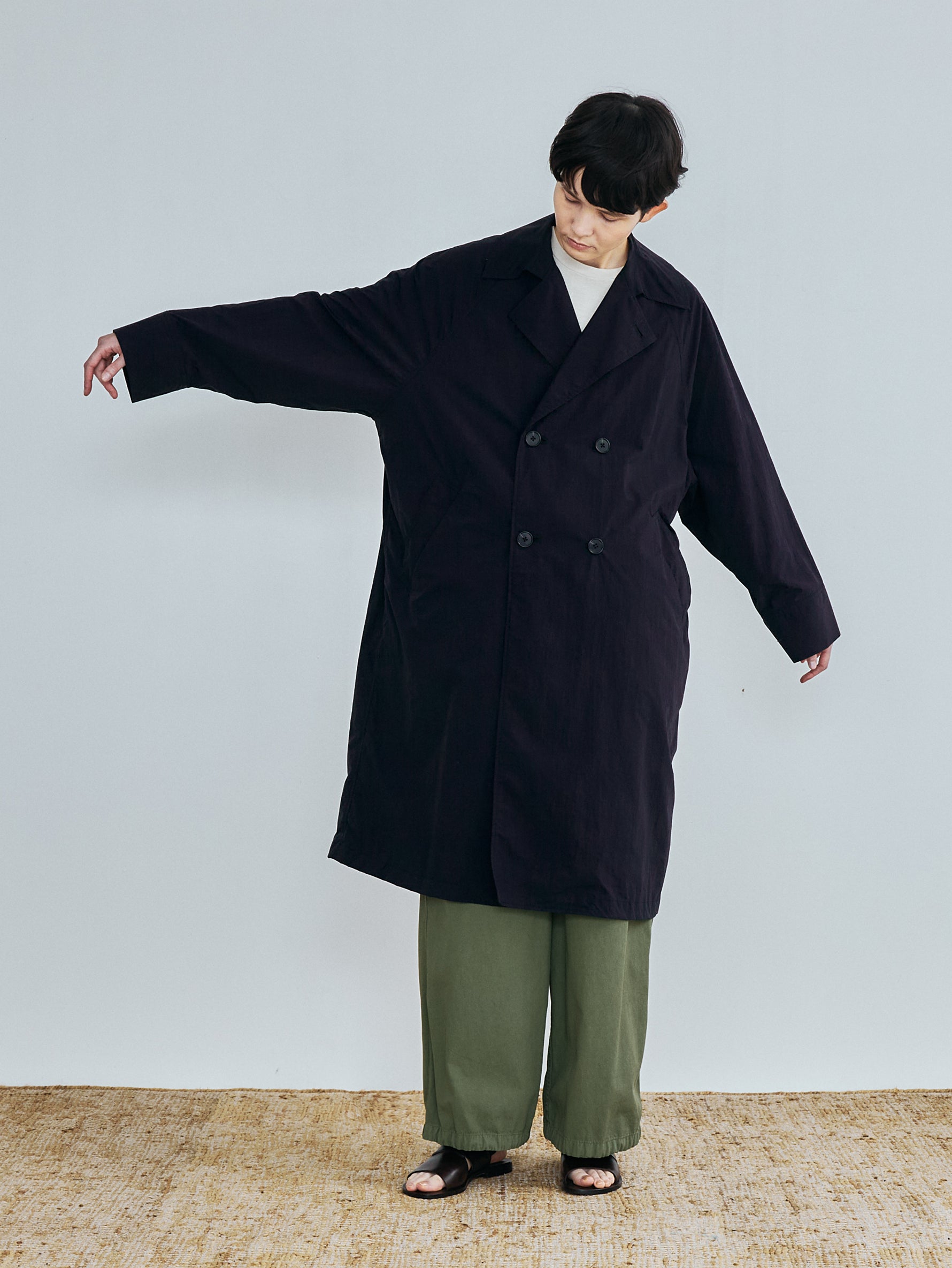 ナイロンテントトレンチコート TBFS-171